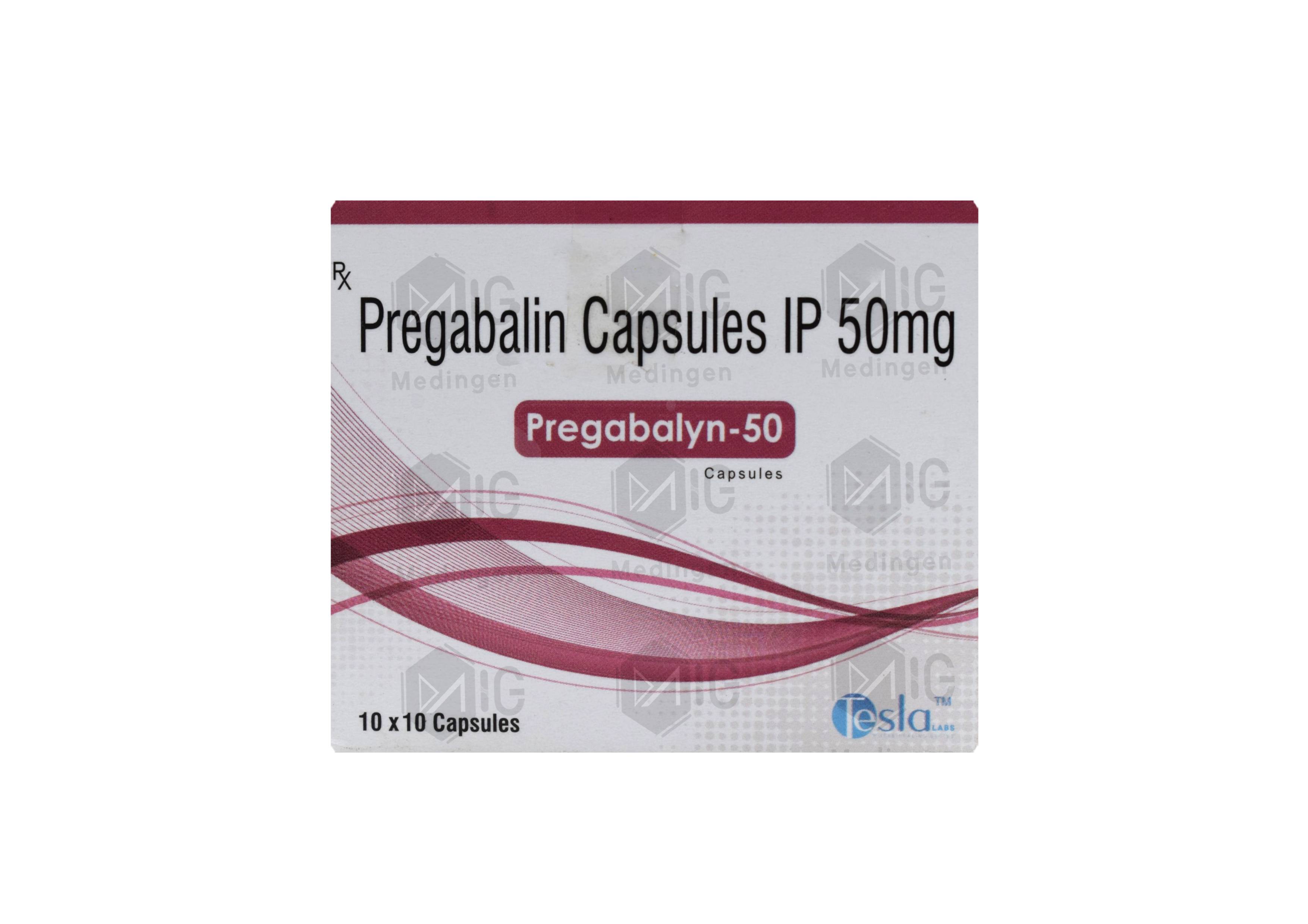 PREGABALYN 50MG