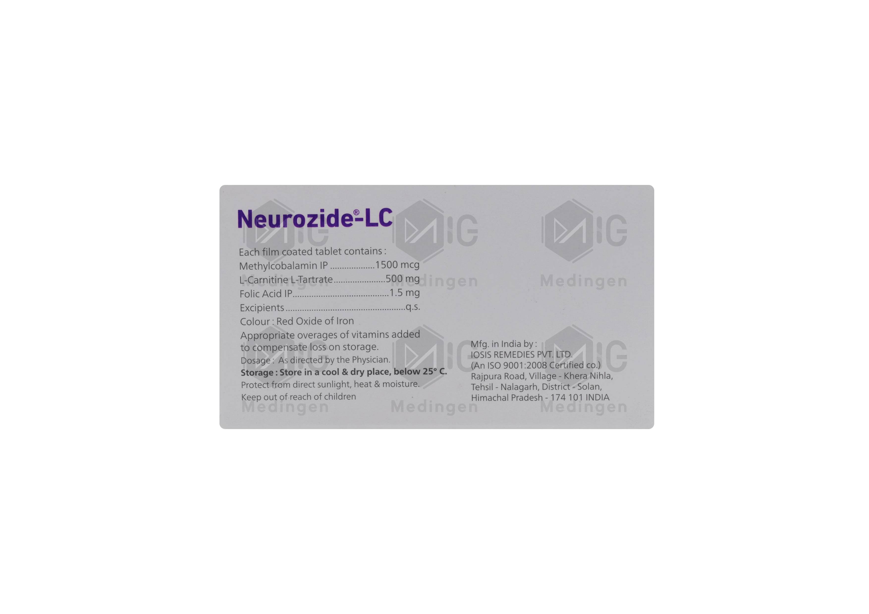 Neurozide LC Tablet: Uses, Benefits, Price, and Substitutes