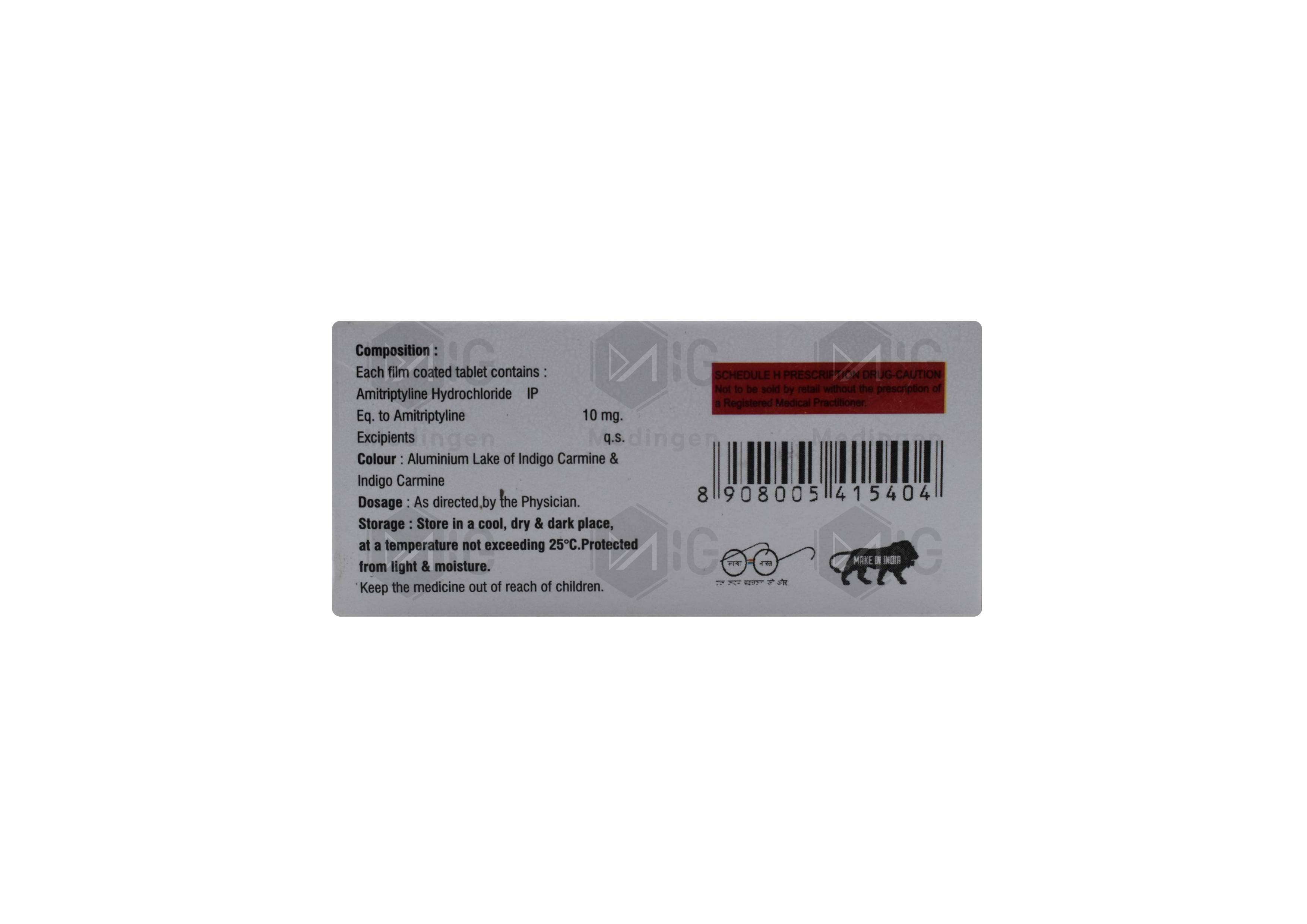 Tryptiline 10mg Tablet: View Uses, Side Effects, Price & Substitutes