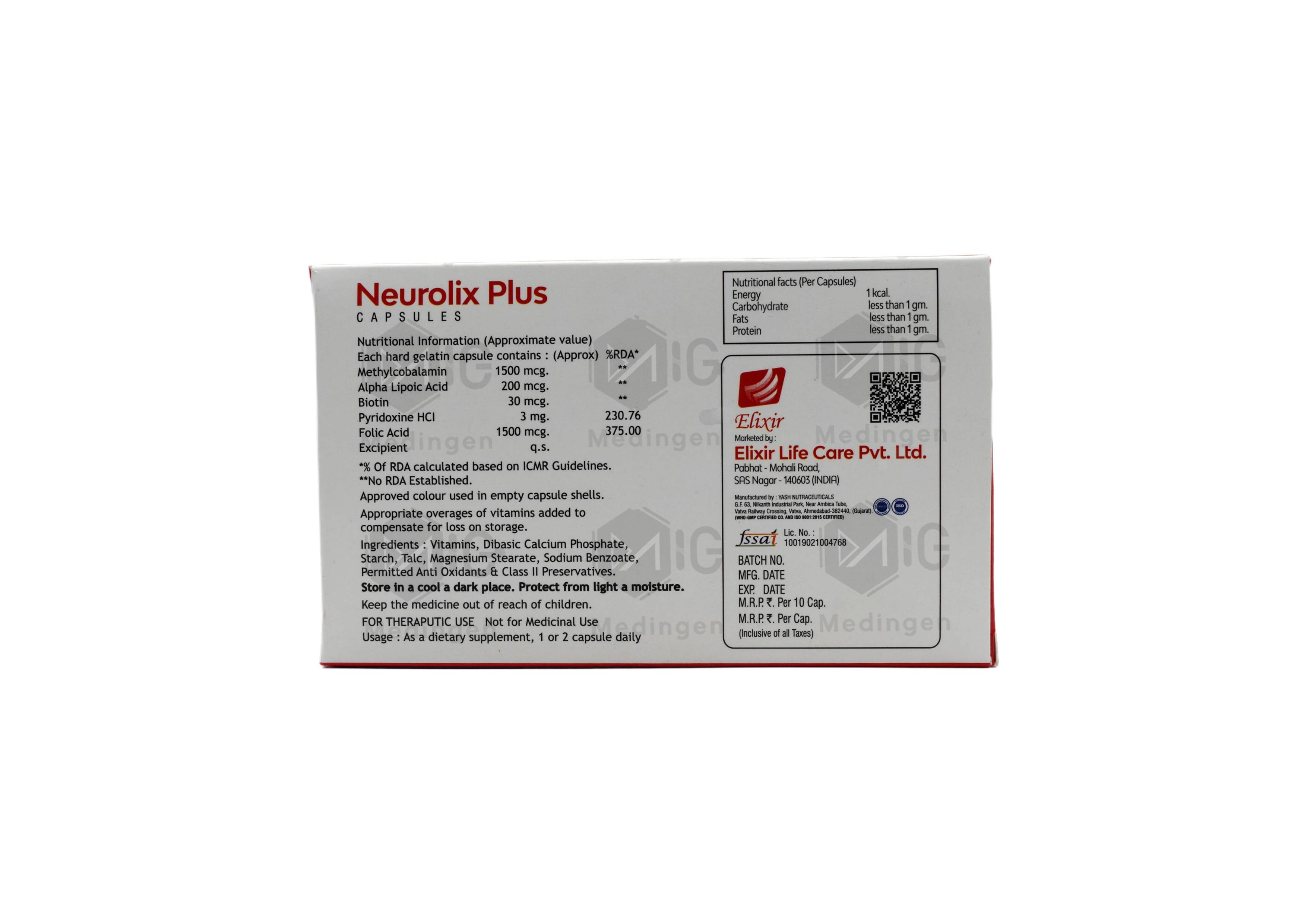 Neurolix Plus Capsule : Uses, Benefits, Price, and Side Effects