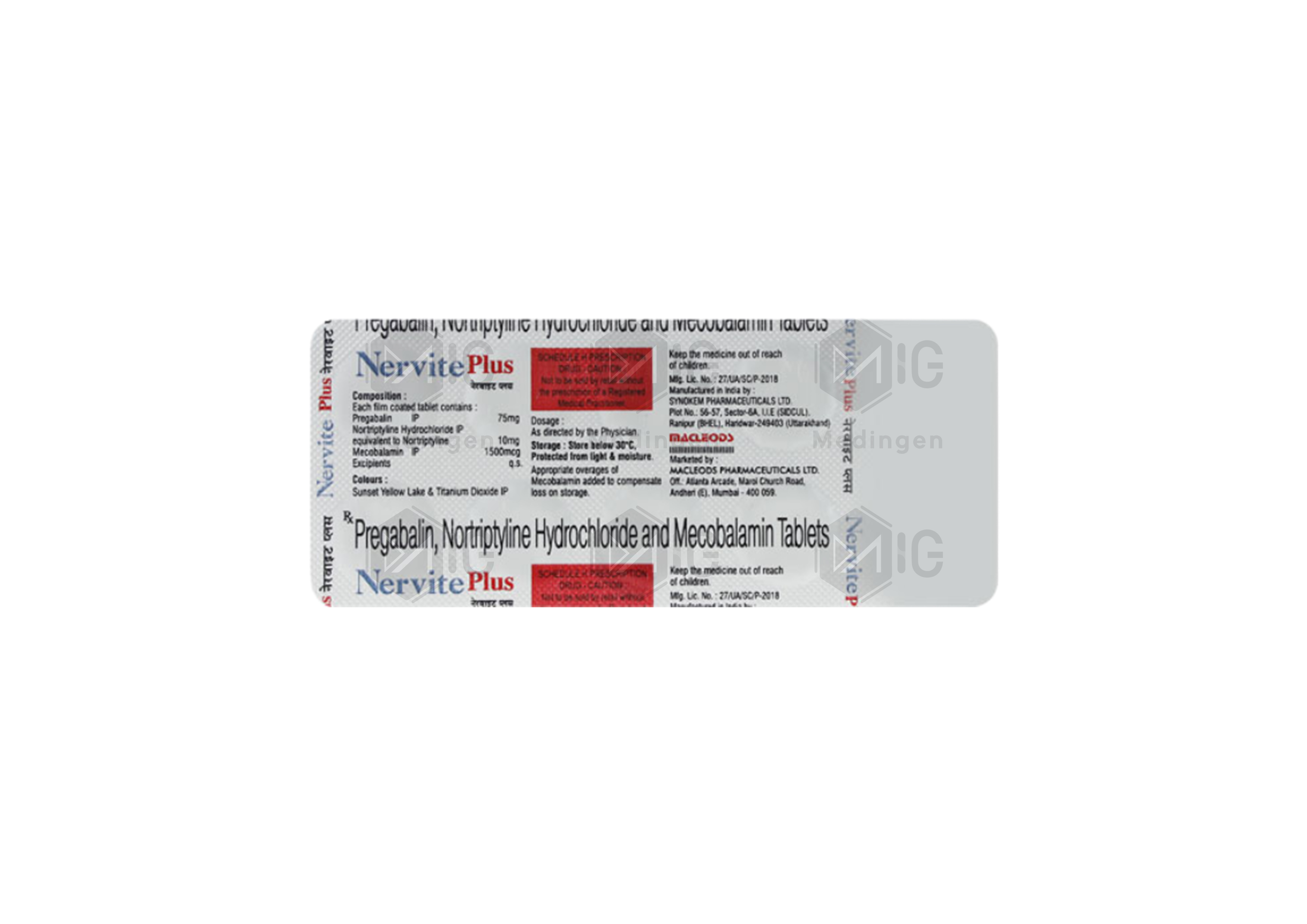 Nervite Plus: View Uses, Side Effects, Price & Substitutes