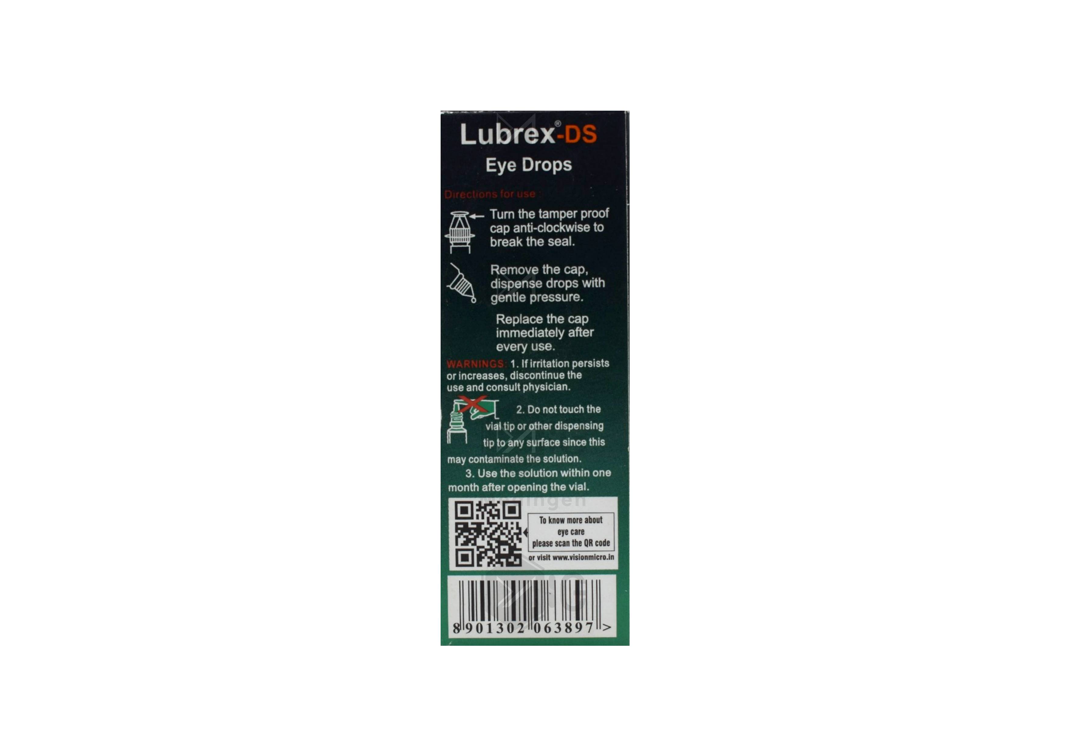 Lubrex DS Drops : View Uses, Side Effects, Price & Substitutes