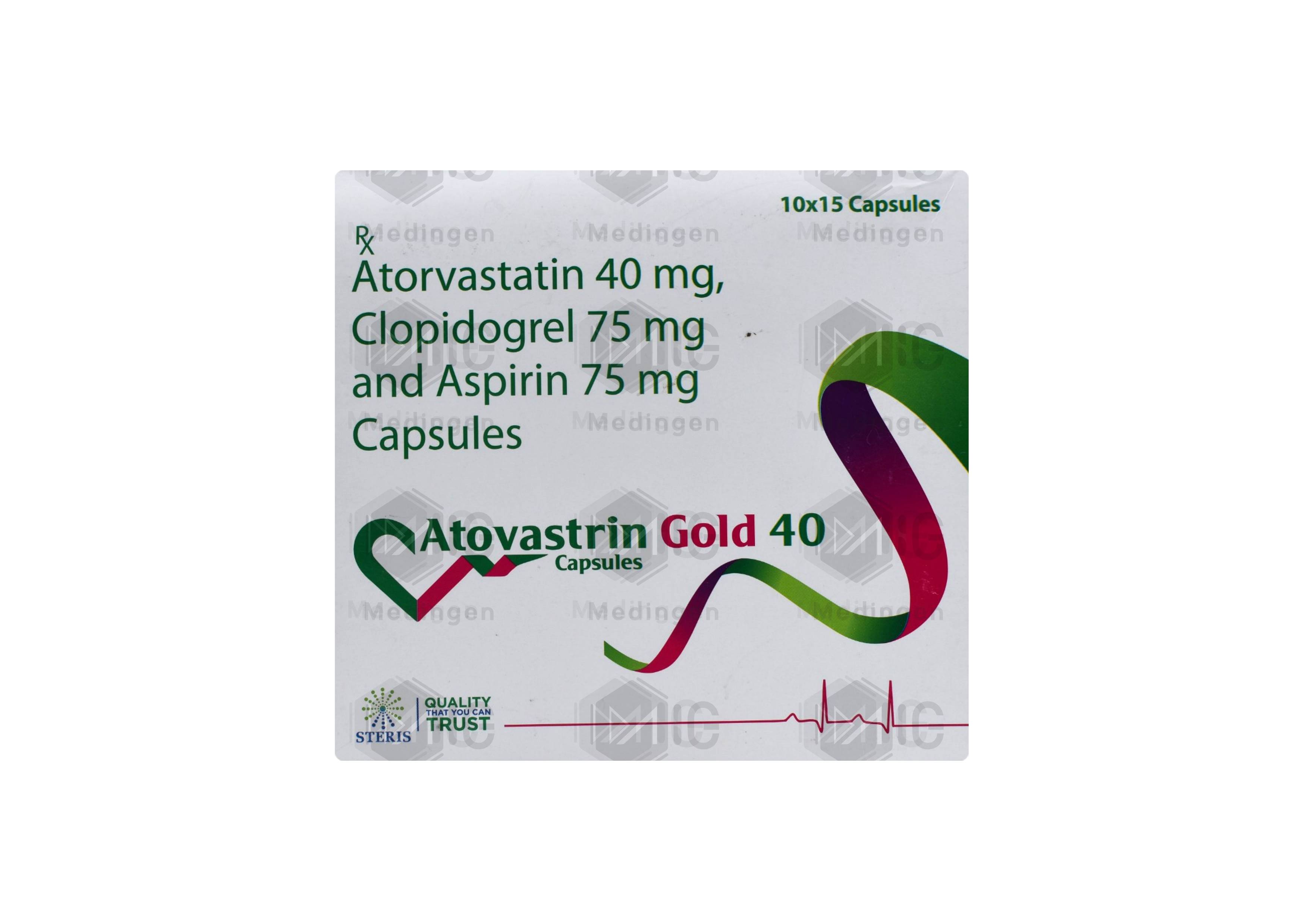 Ecosprin Gold 40 Tablet: View Uses, Side Effects, Price & Substitutes.