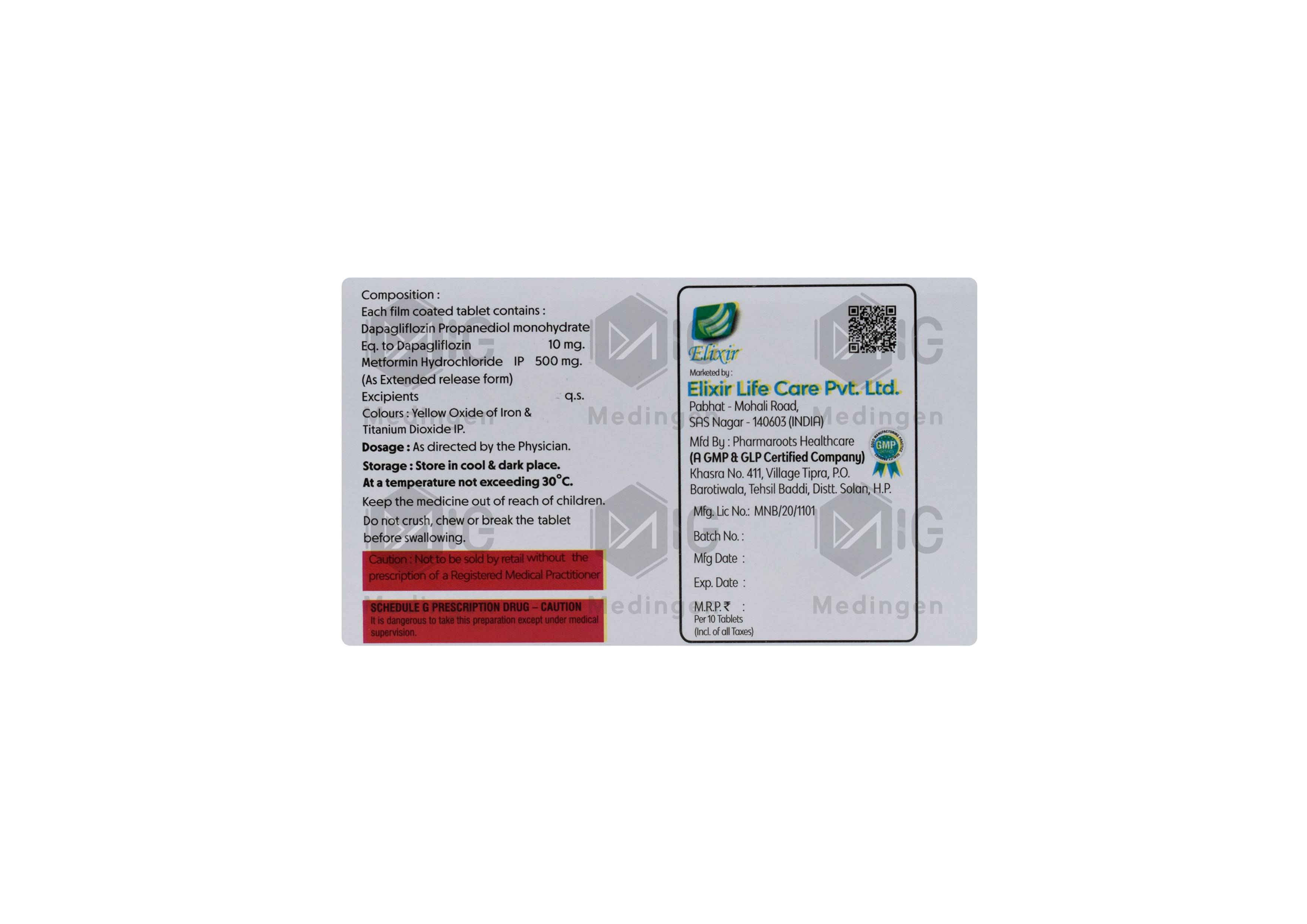 Dapalix M Tablet : View Uses, Side Effects, Price & Substitutes.