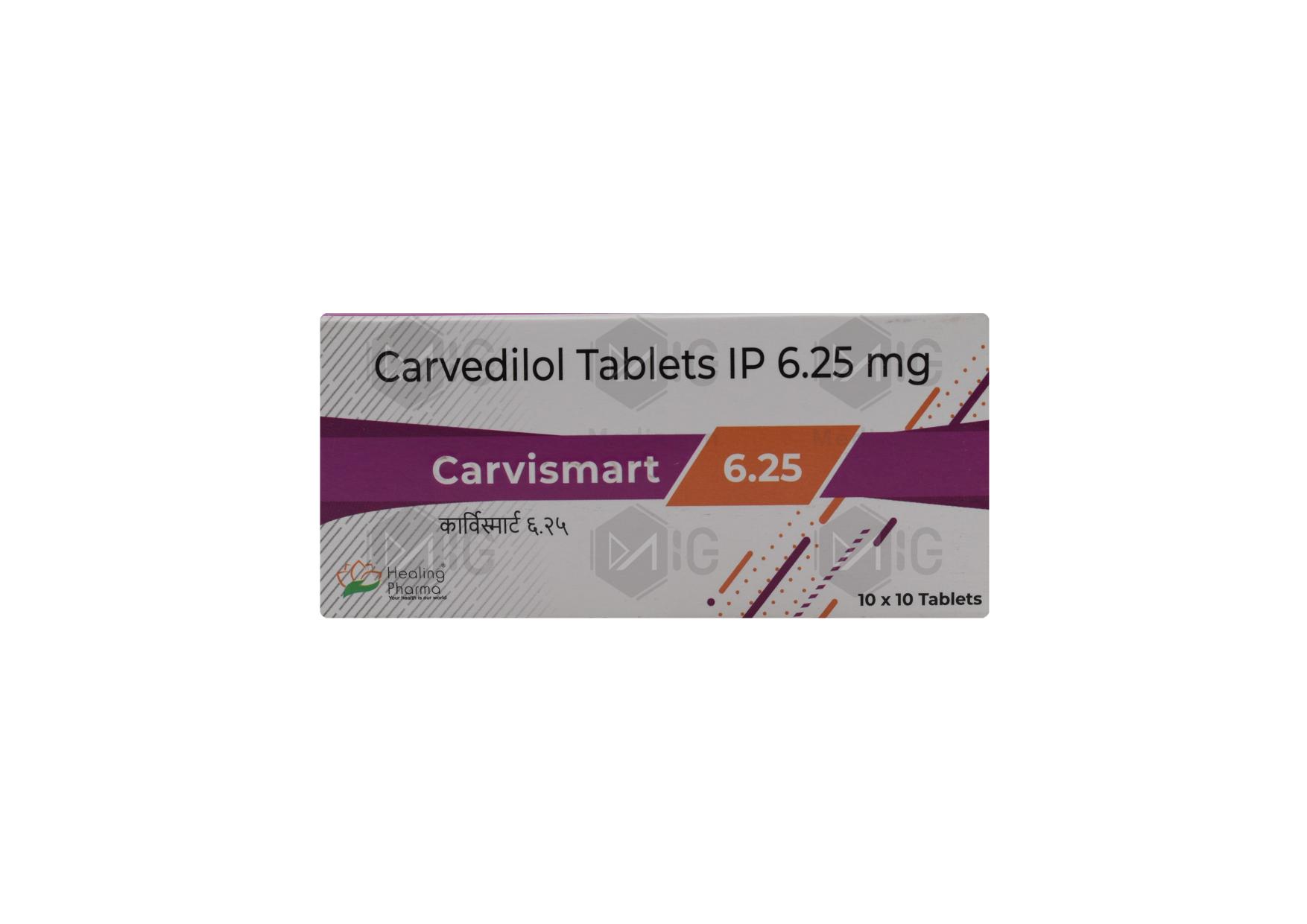 CARVISMART 6.25MG