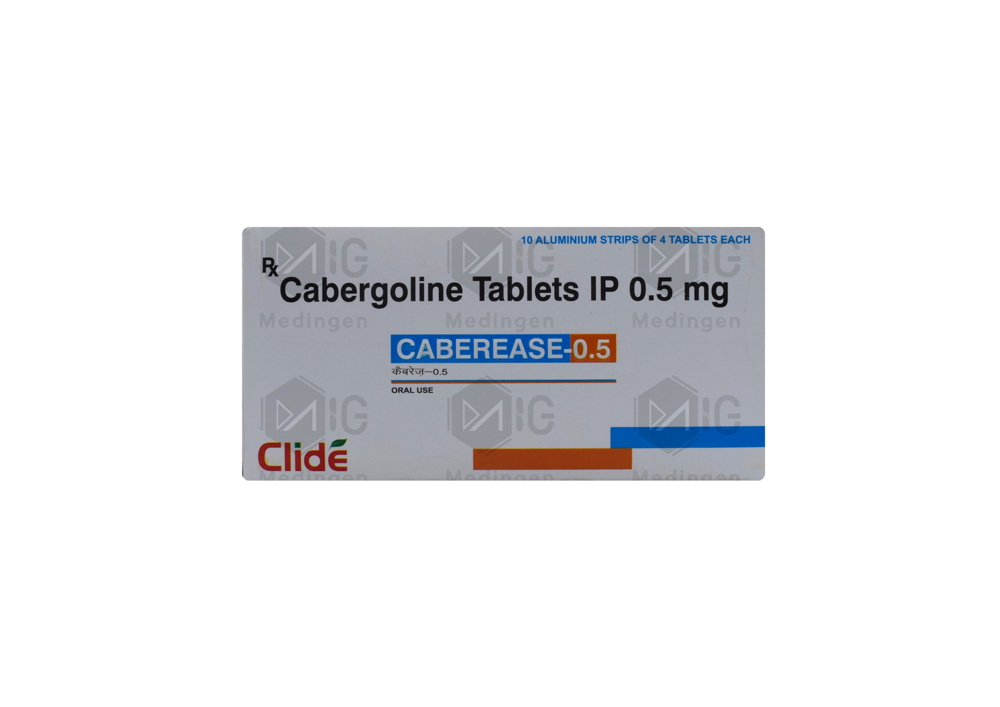 CABEREASE 0.5MG