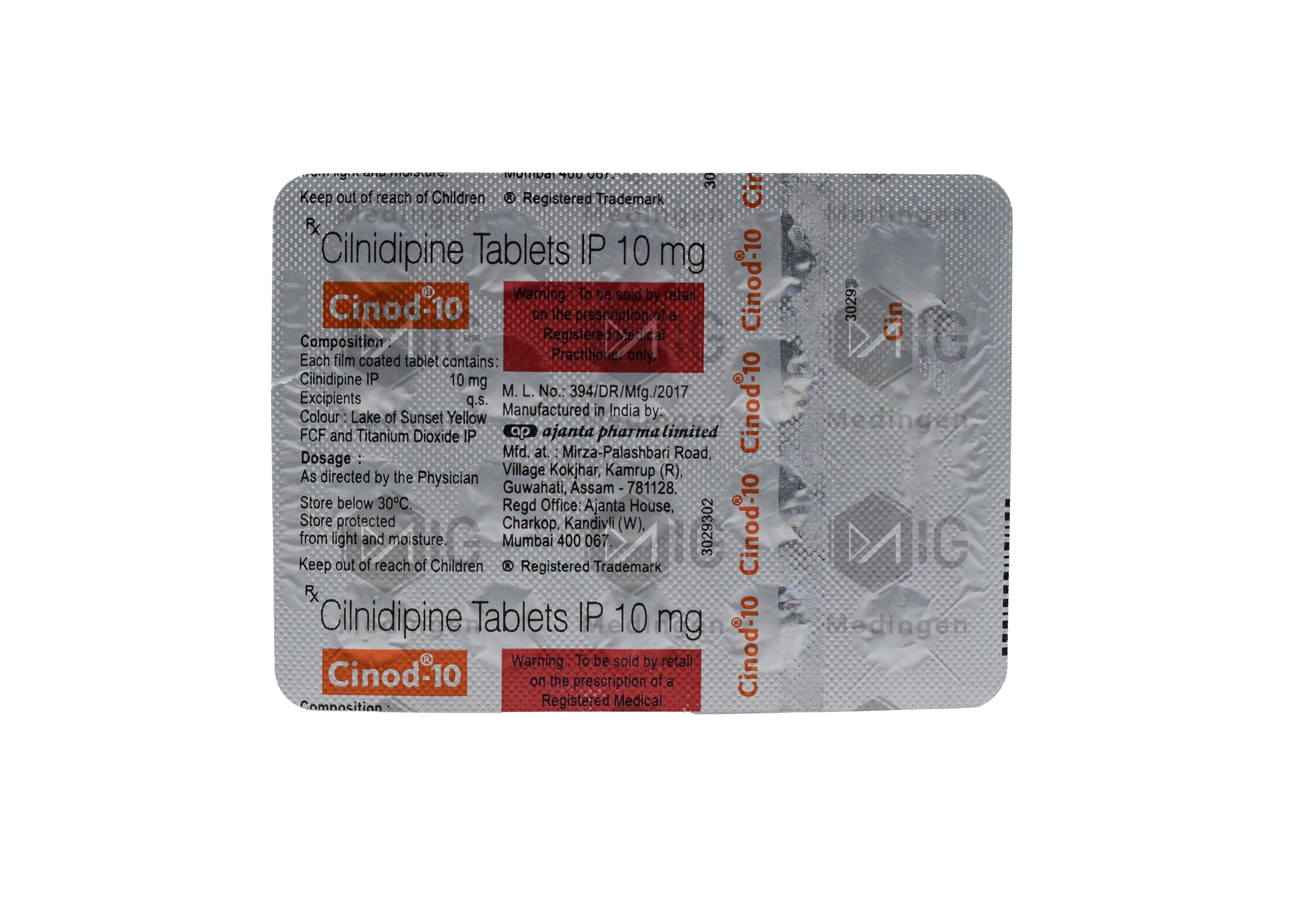 CINOD 10MG