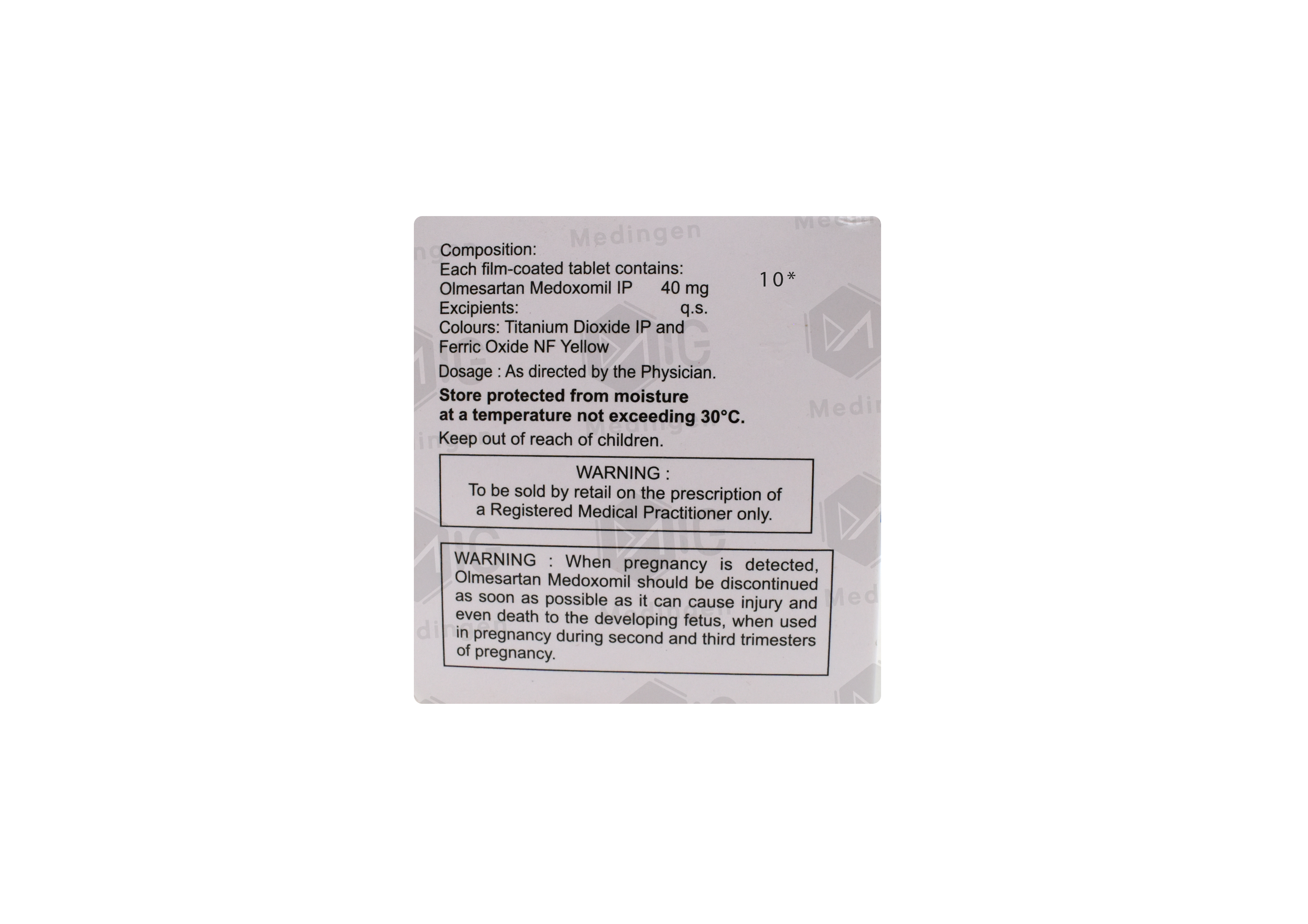 OLSMILE 40MG 