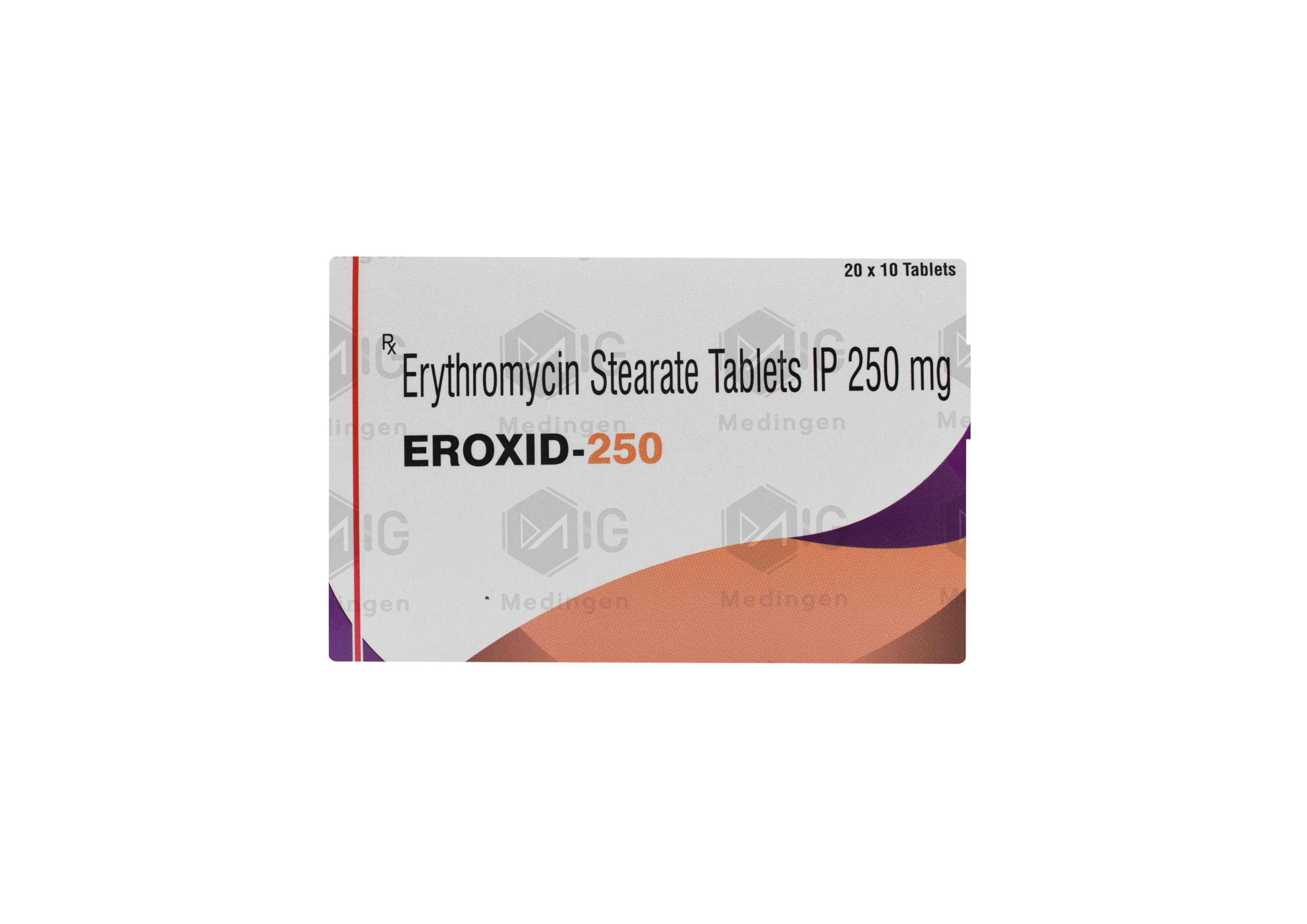 Eroxid 250 Tablet: View Uses, Side Effects, Price and Substitutes