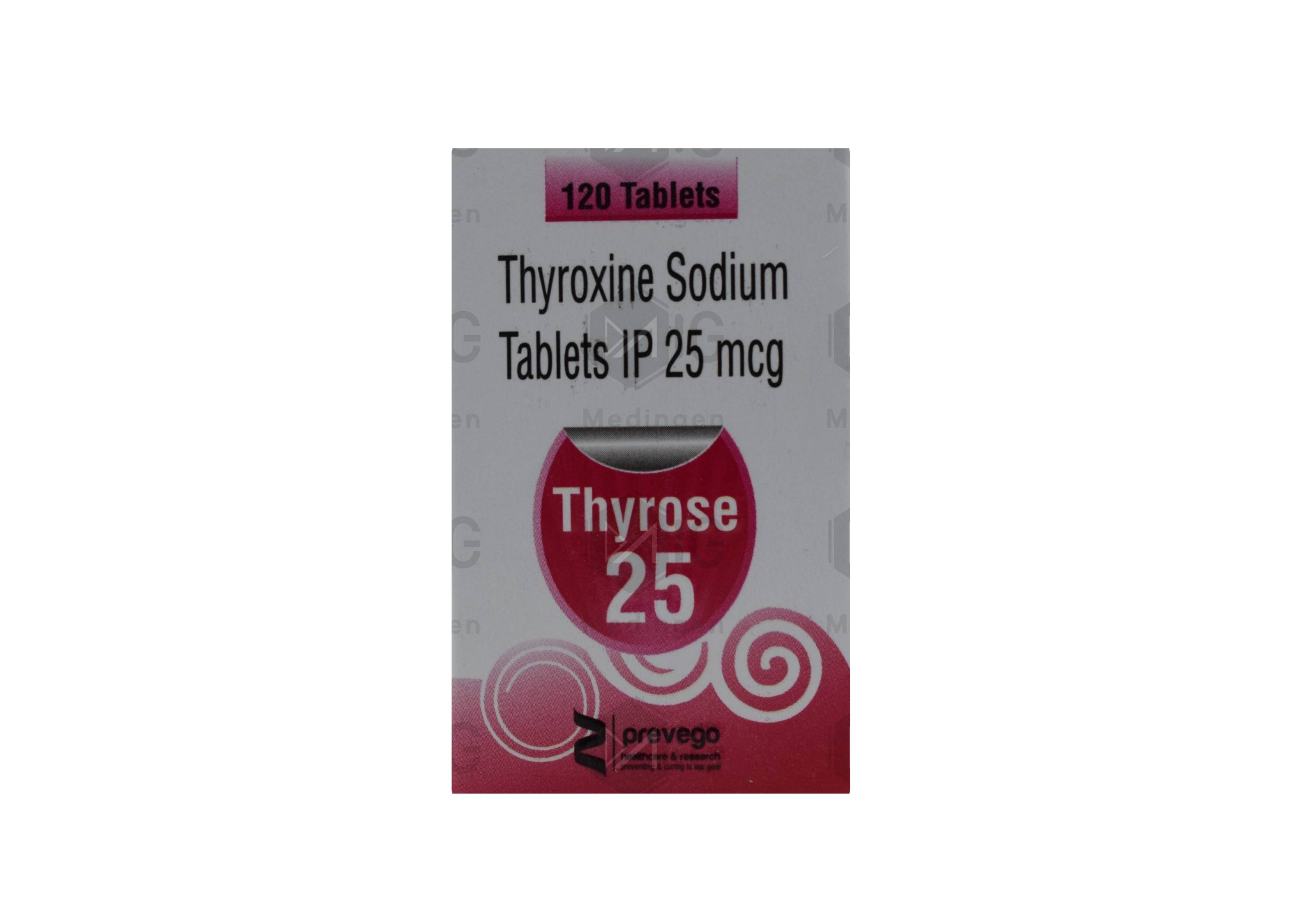 THYROSE 25MCG