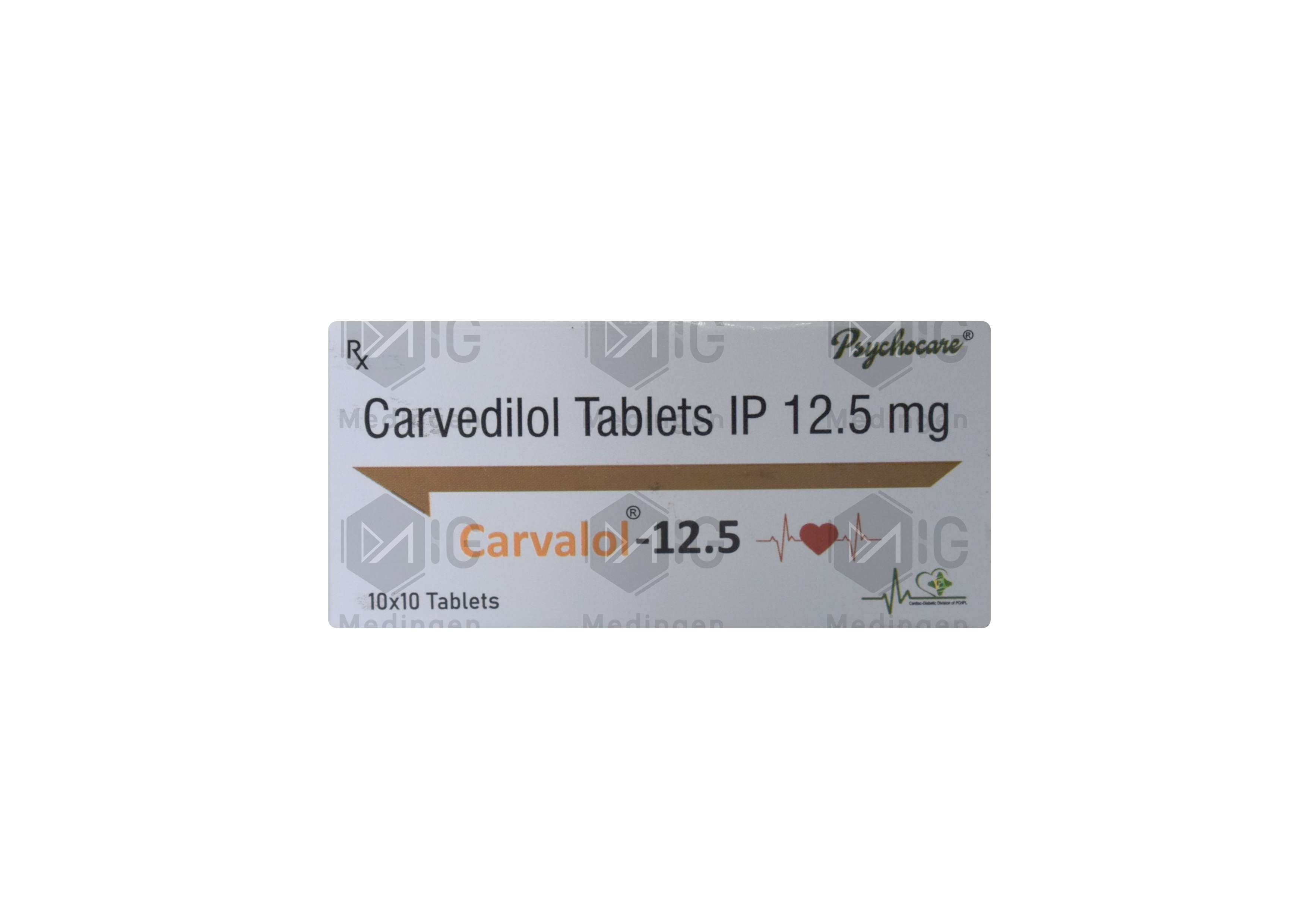 CARVALOL 12.5MG