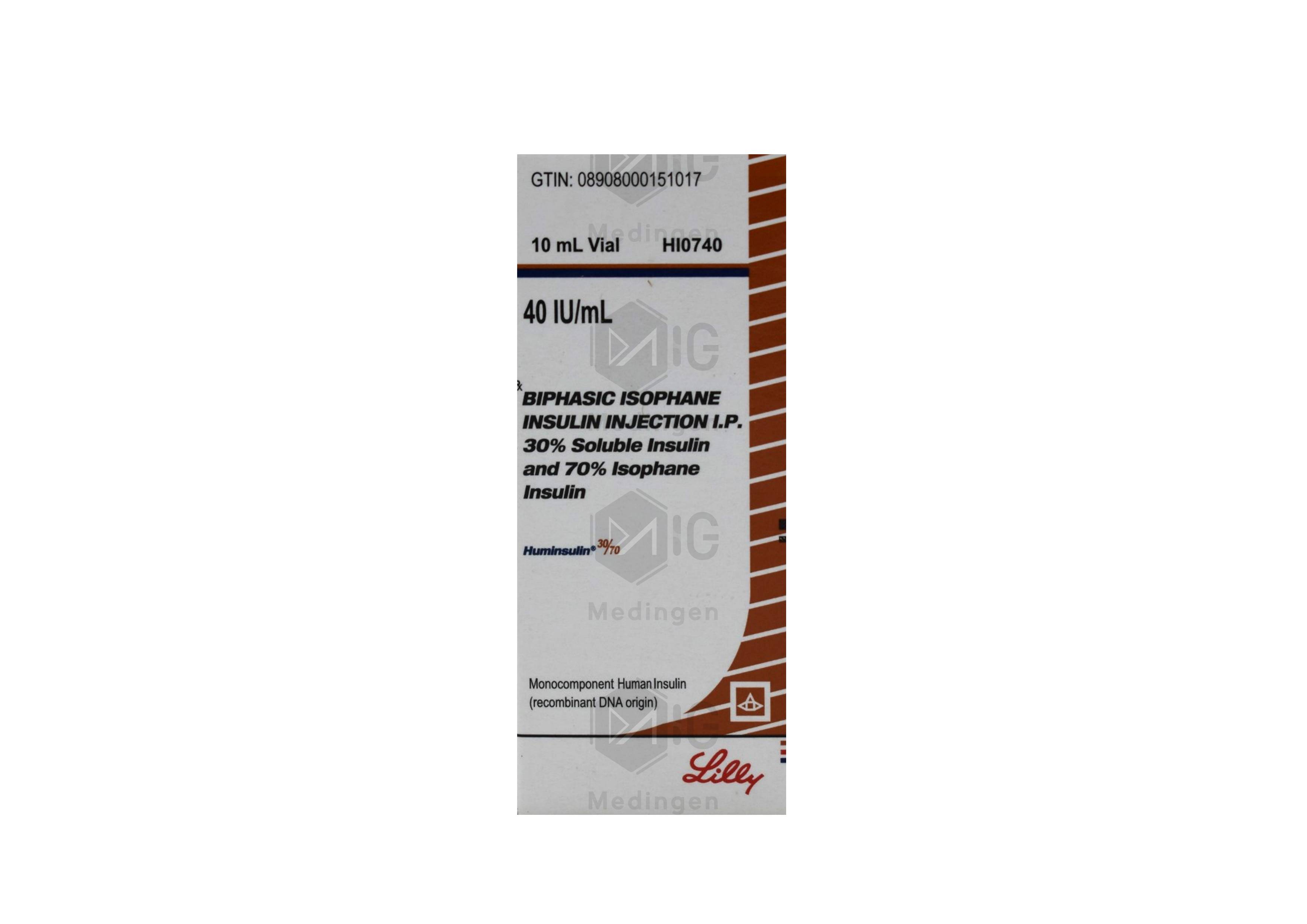 Huminsulin 30/70 Injection : View Uses, Side Effects, Price & Substitutes