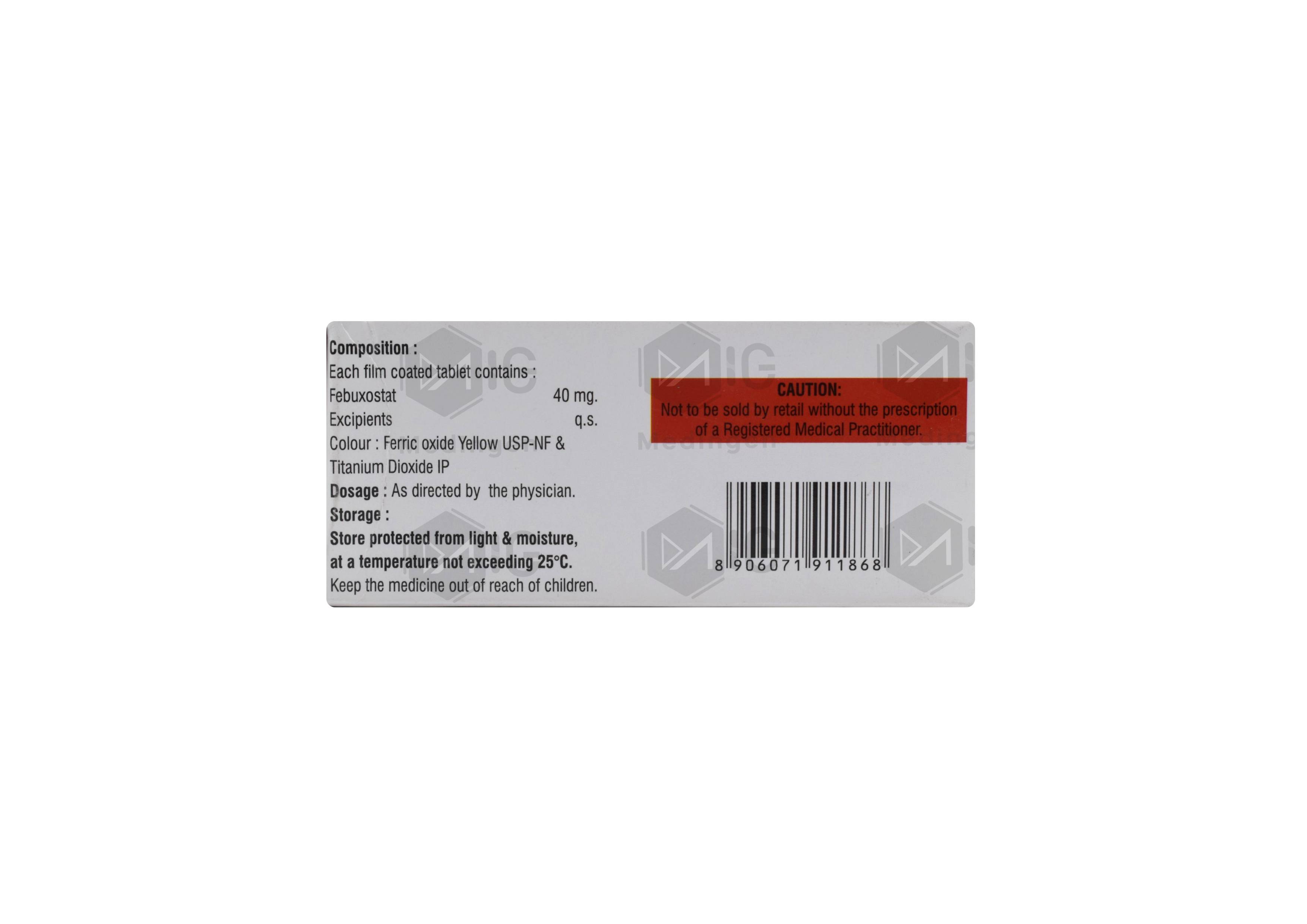 Febaus 40mg Tablet: Uses, Side Effects, Price & Substitutes