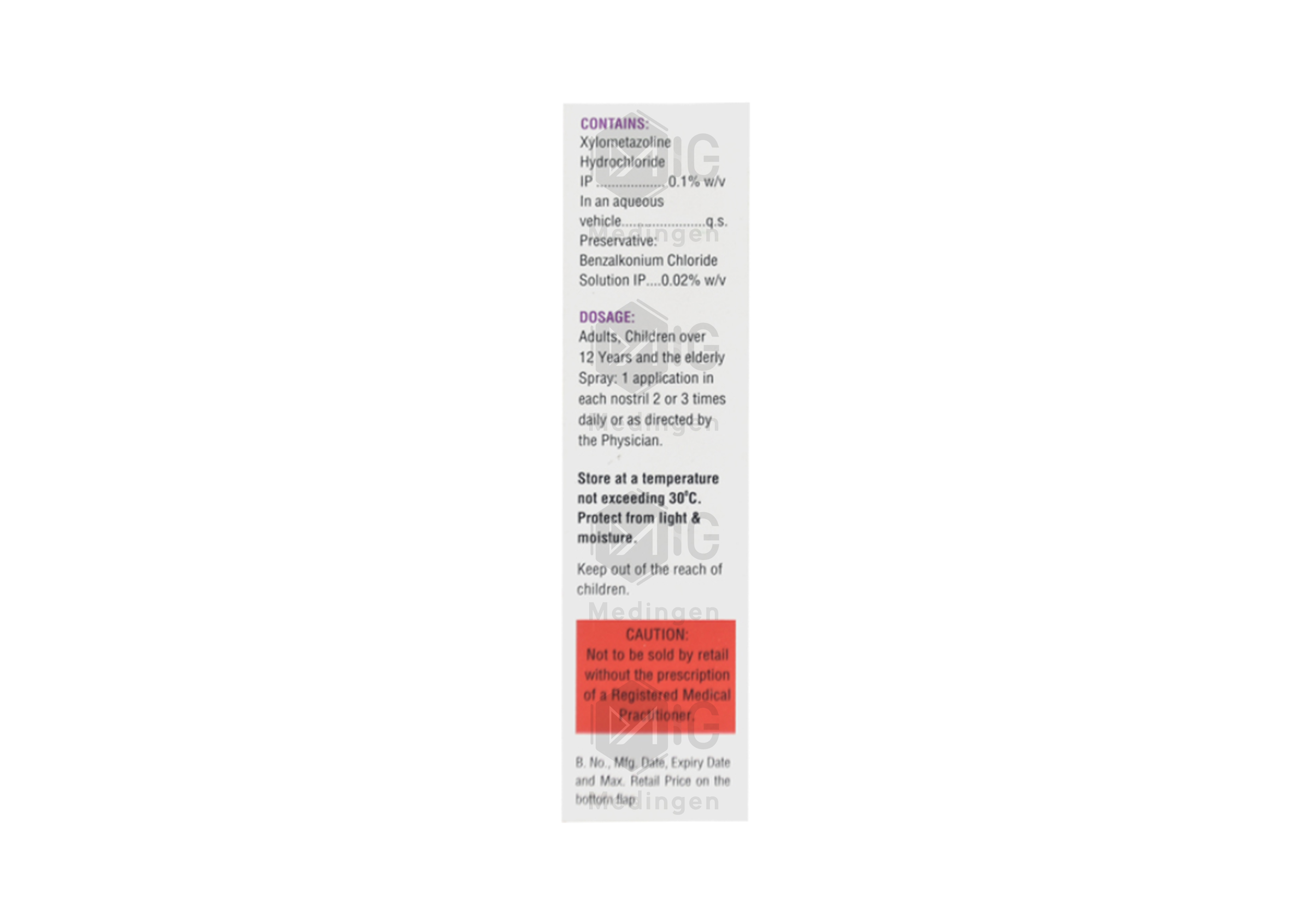 Mucoris Adult Nasal Spray: View Uses, Side Effects, Price and Substitutes