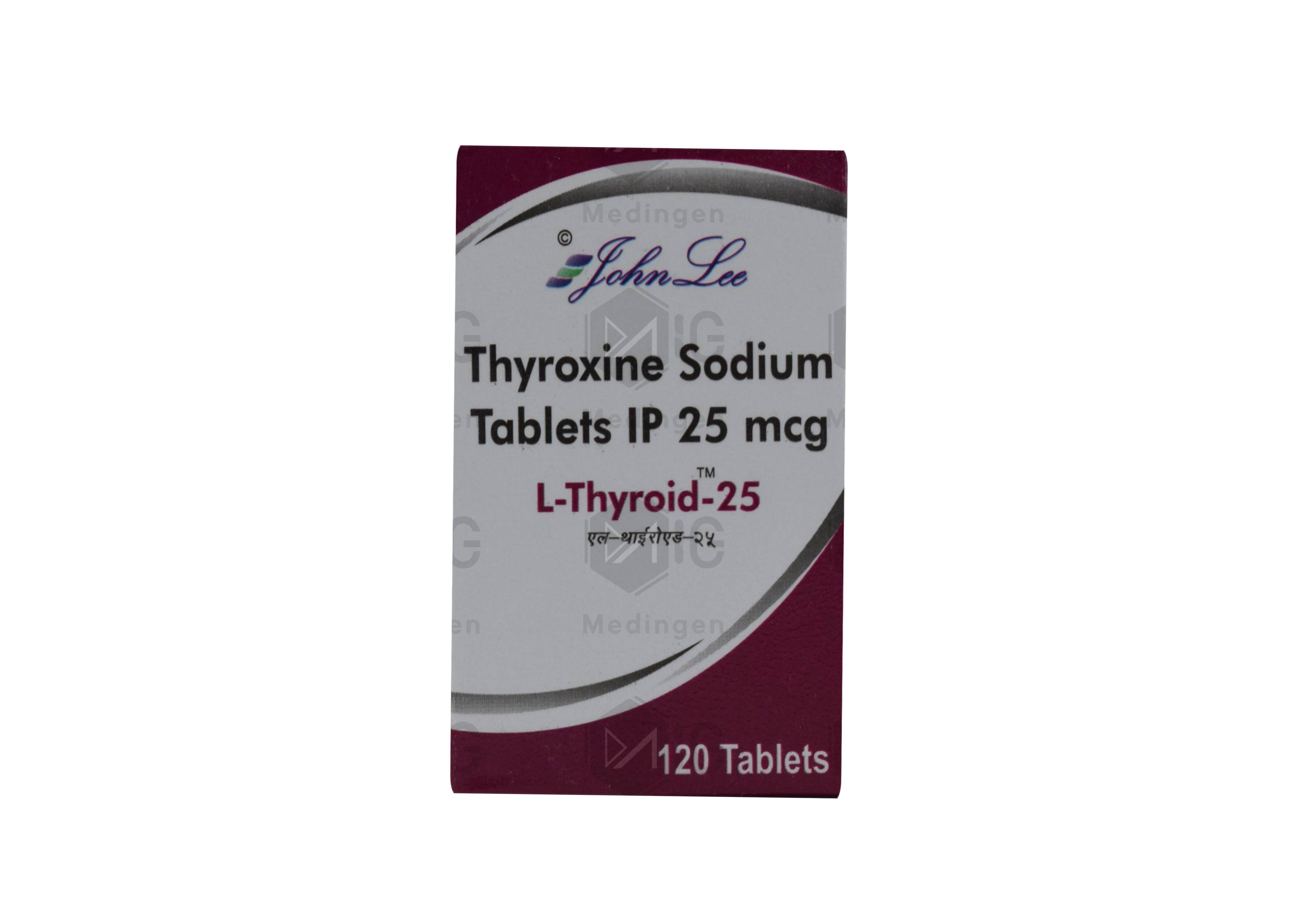 L THYROID 25MCG