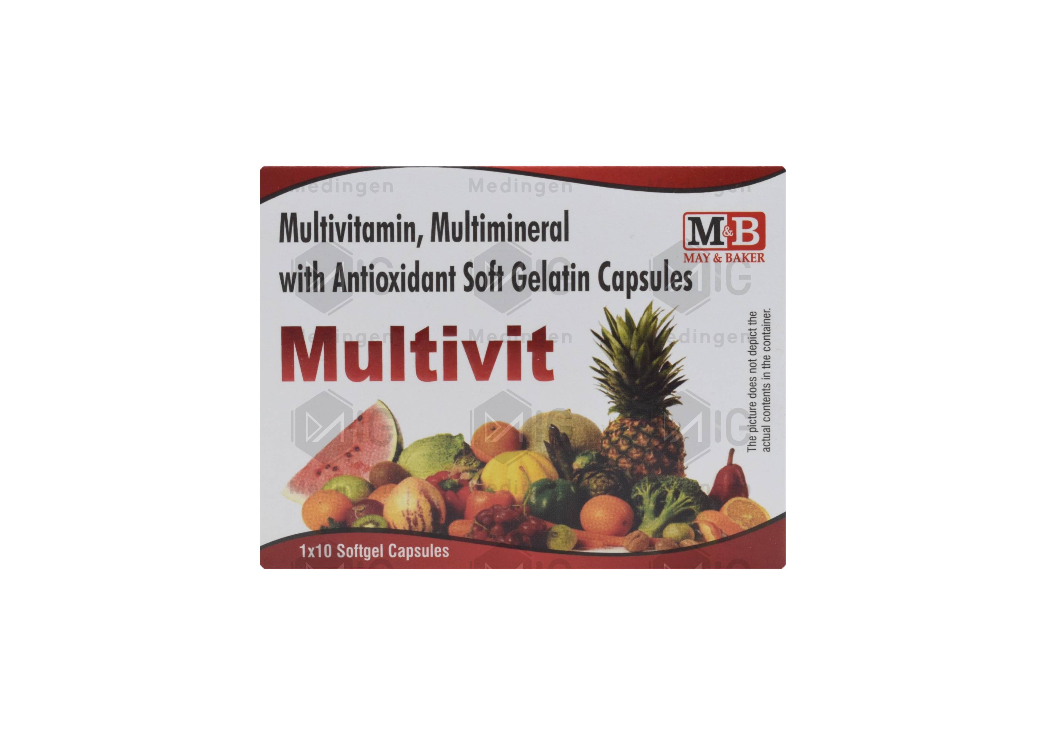 Multivit Capsule: View Uses, Side Effects, Price and Substitutes