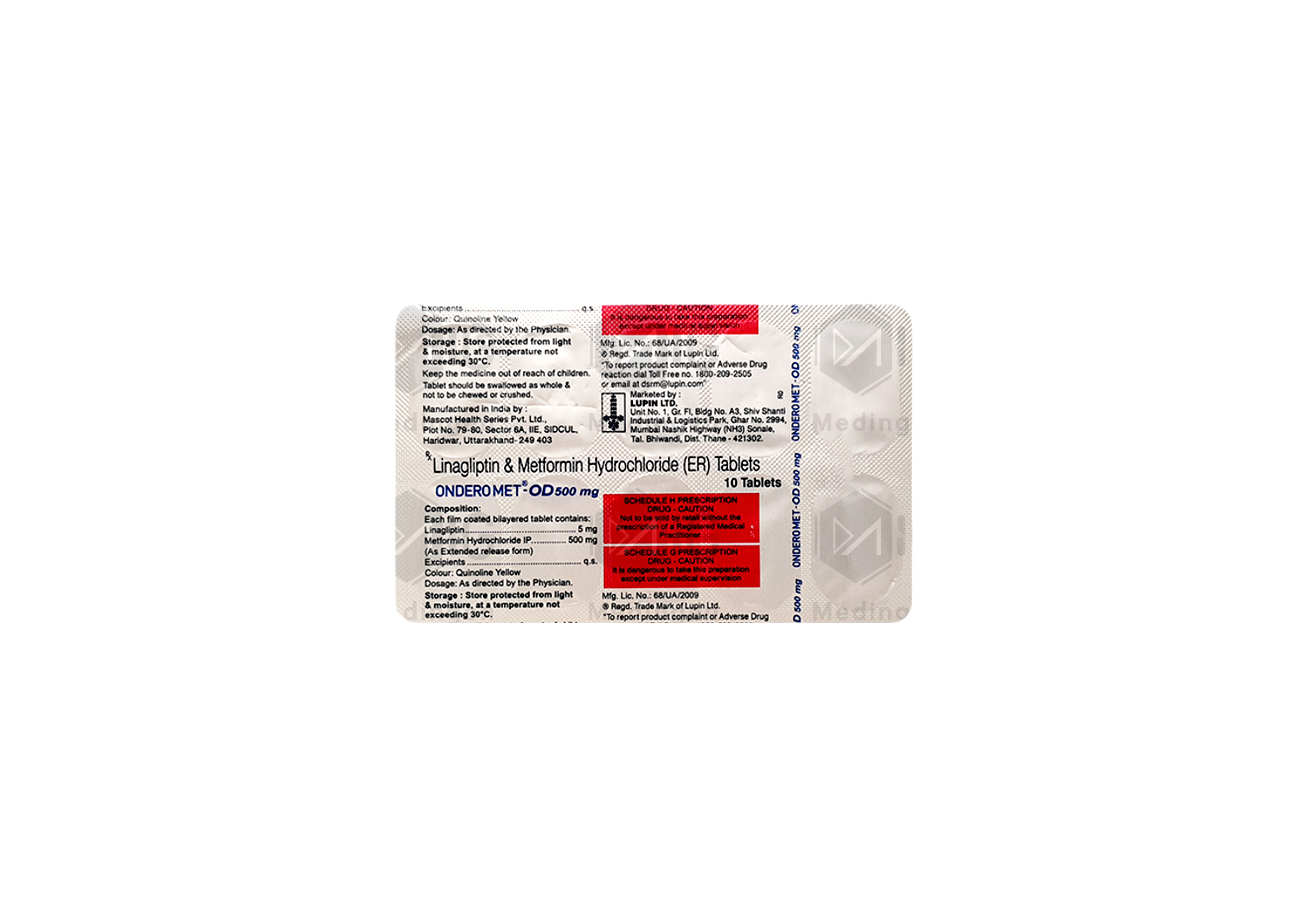 Ondero Met OD 500mg: Uses, Side Effects, Price, and Substitutes