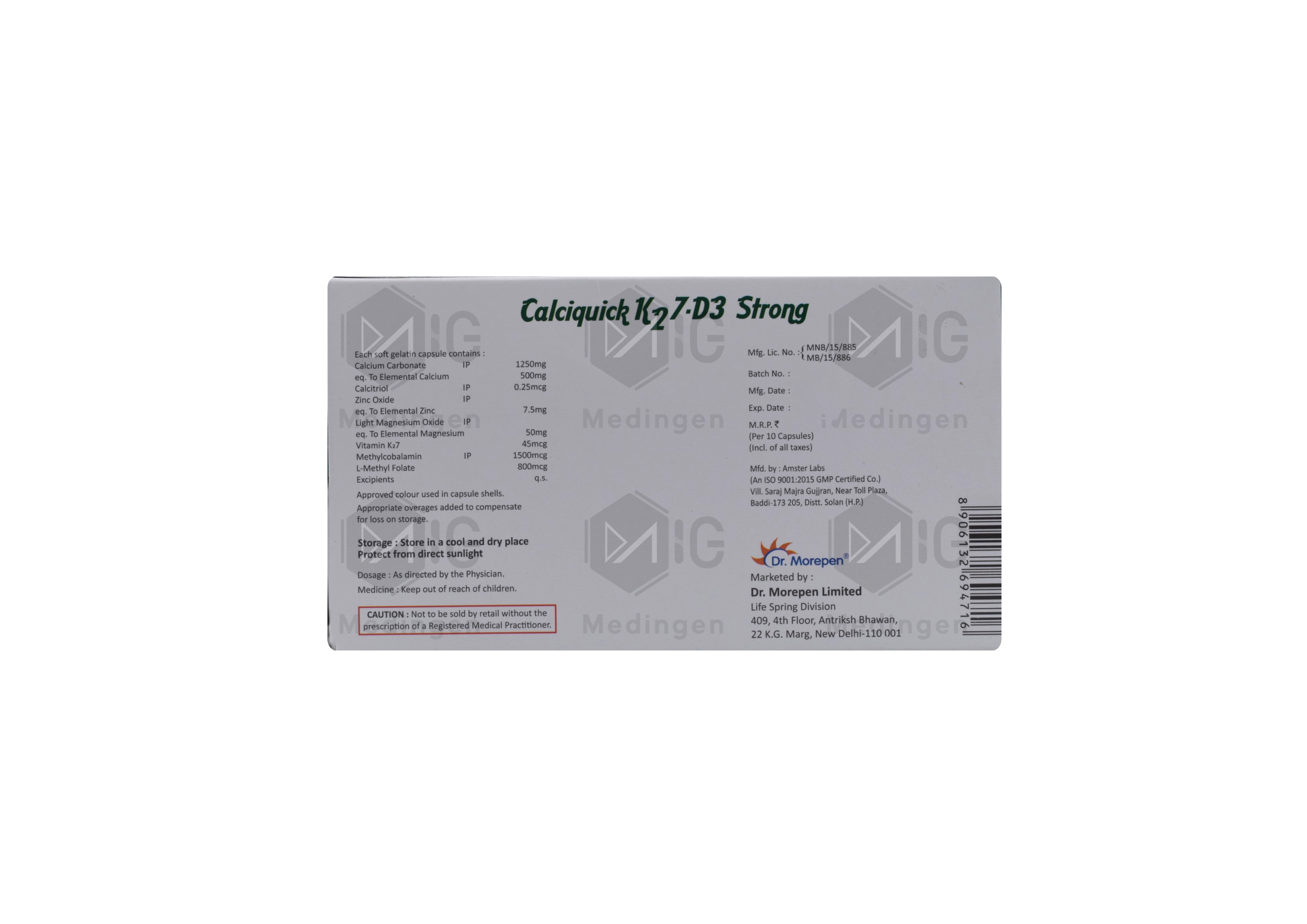 Calciquick K27 D3 Strong Tablet : View Uses, Side Effects, Price ...