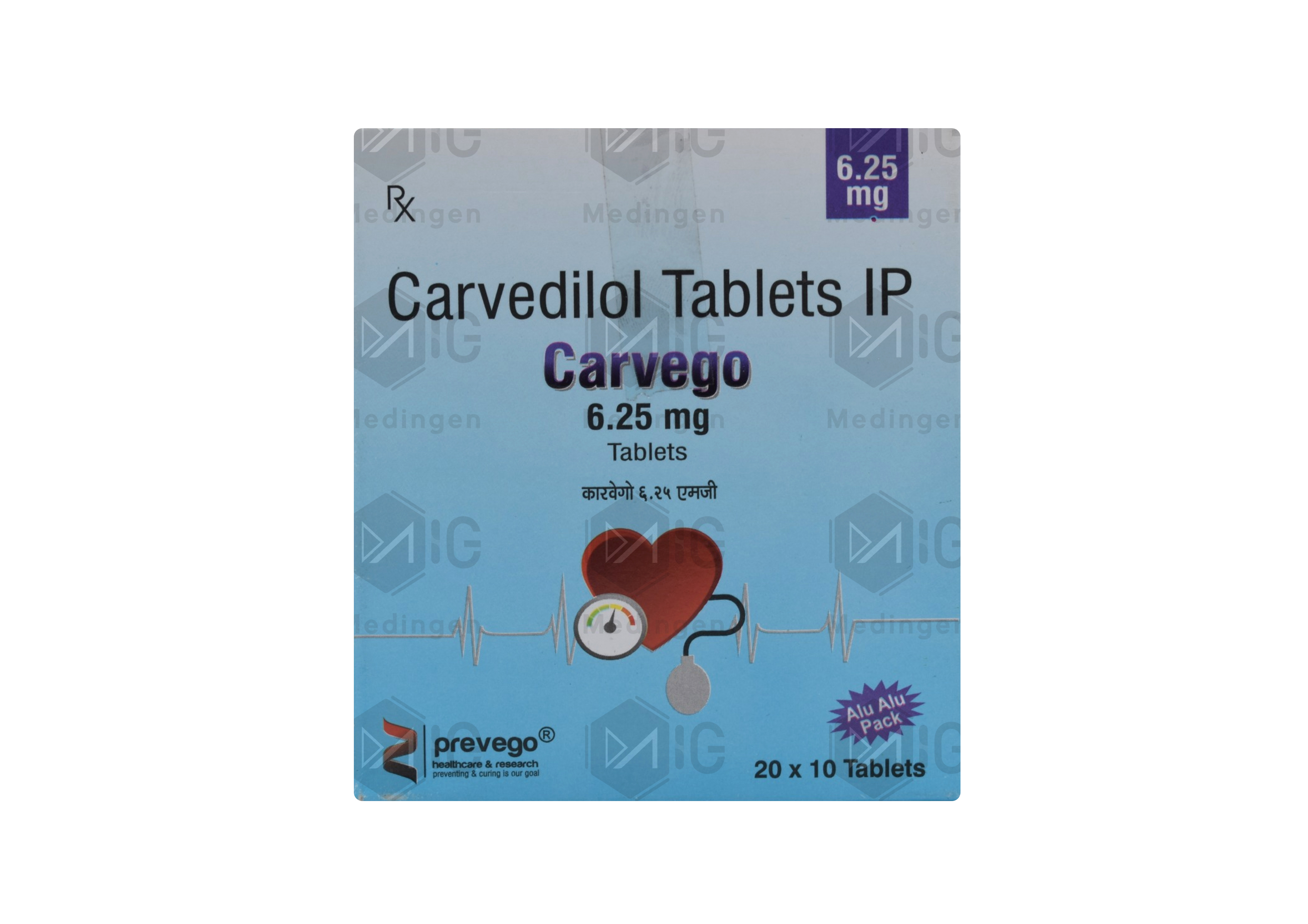 CARVEGO 6.25MG