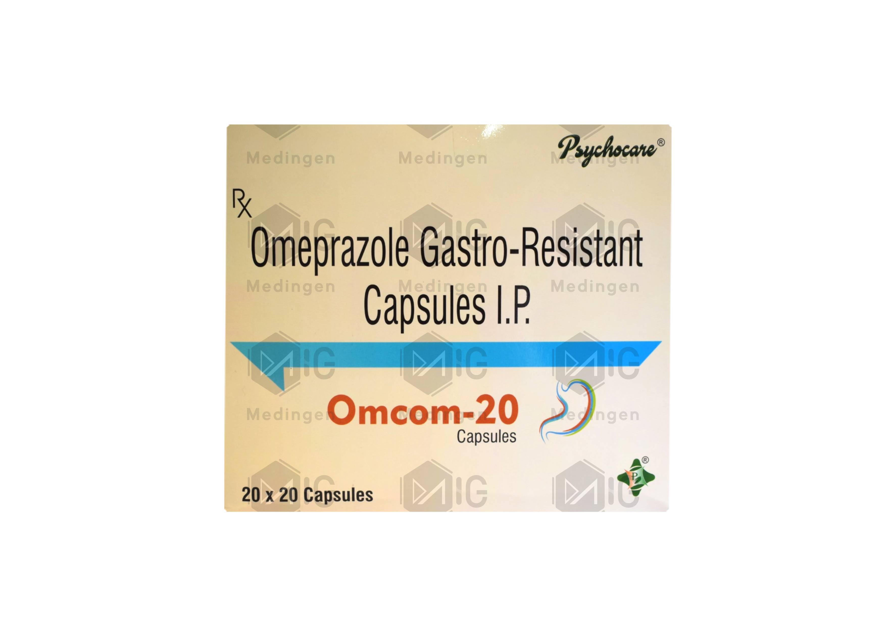 Omcom 20mg Capsule : Uses, Benefits, Side Effects & Price