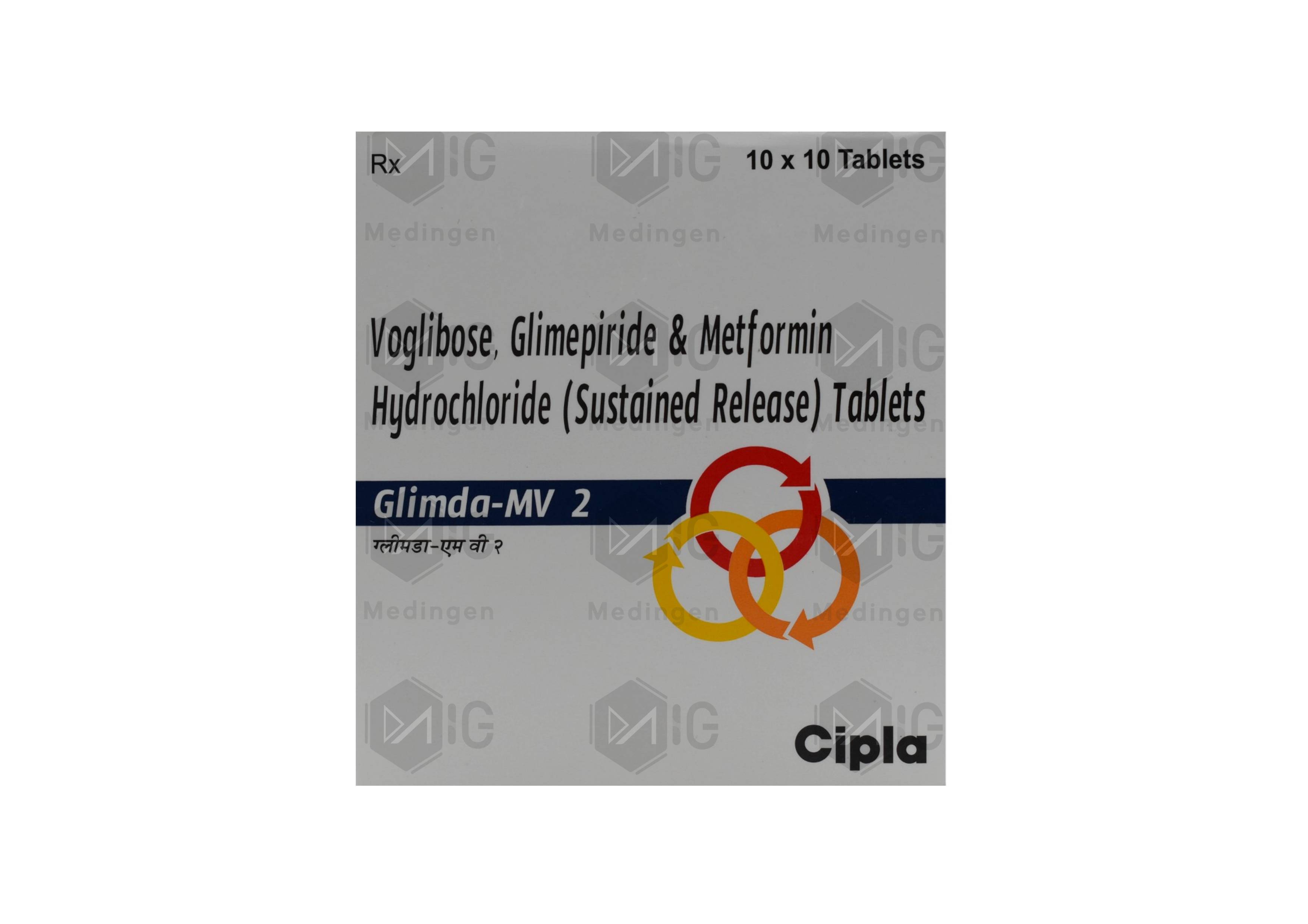 Glimda MV 2 Tablet: View Uses, Side Effects, Price & Substitutes