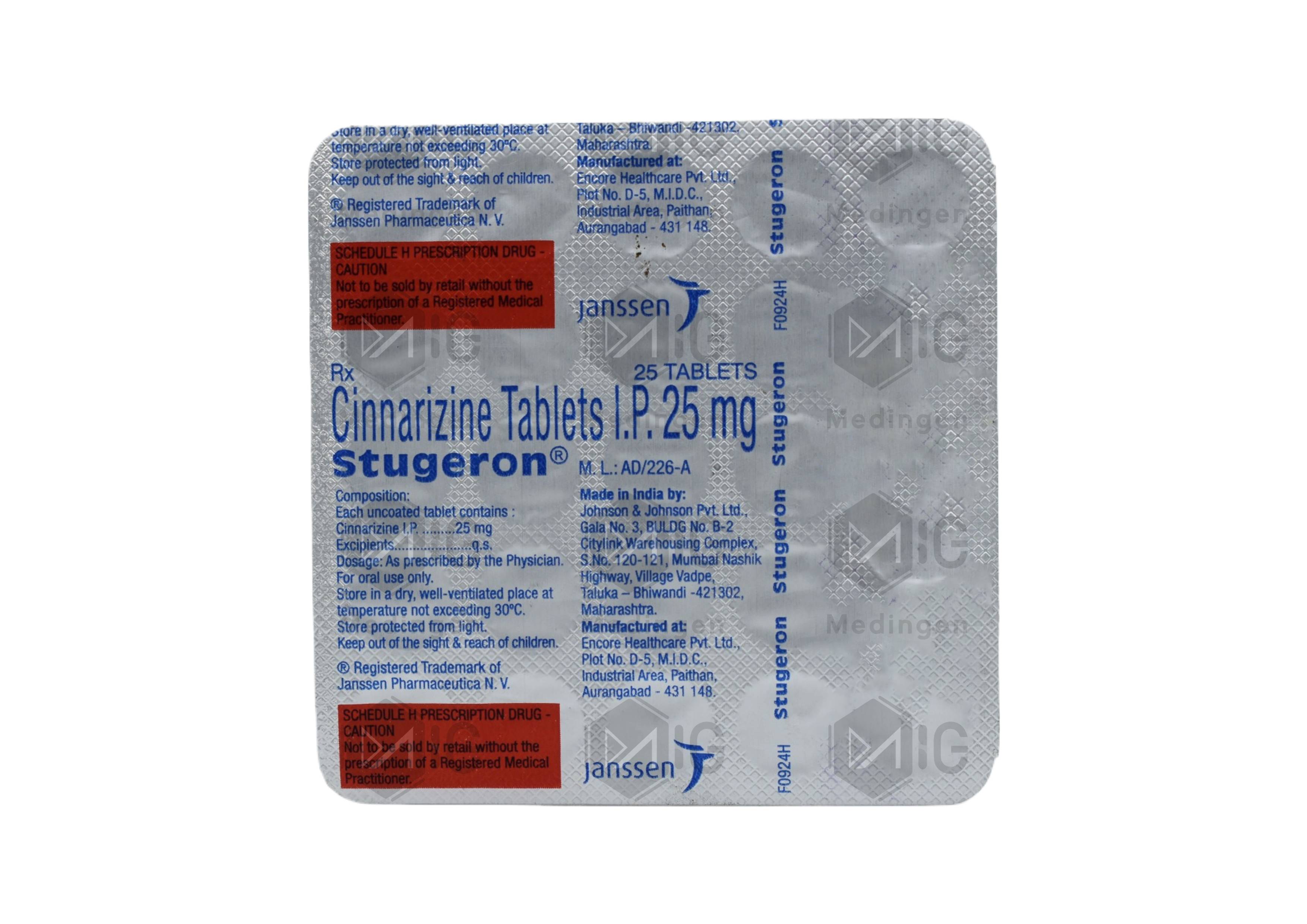 STUGERON 25MG