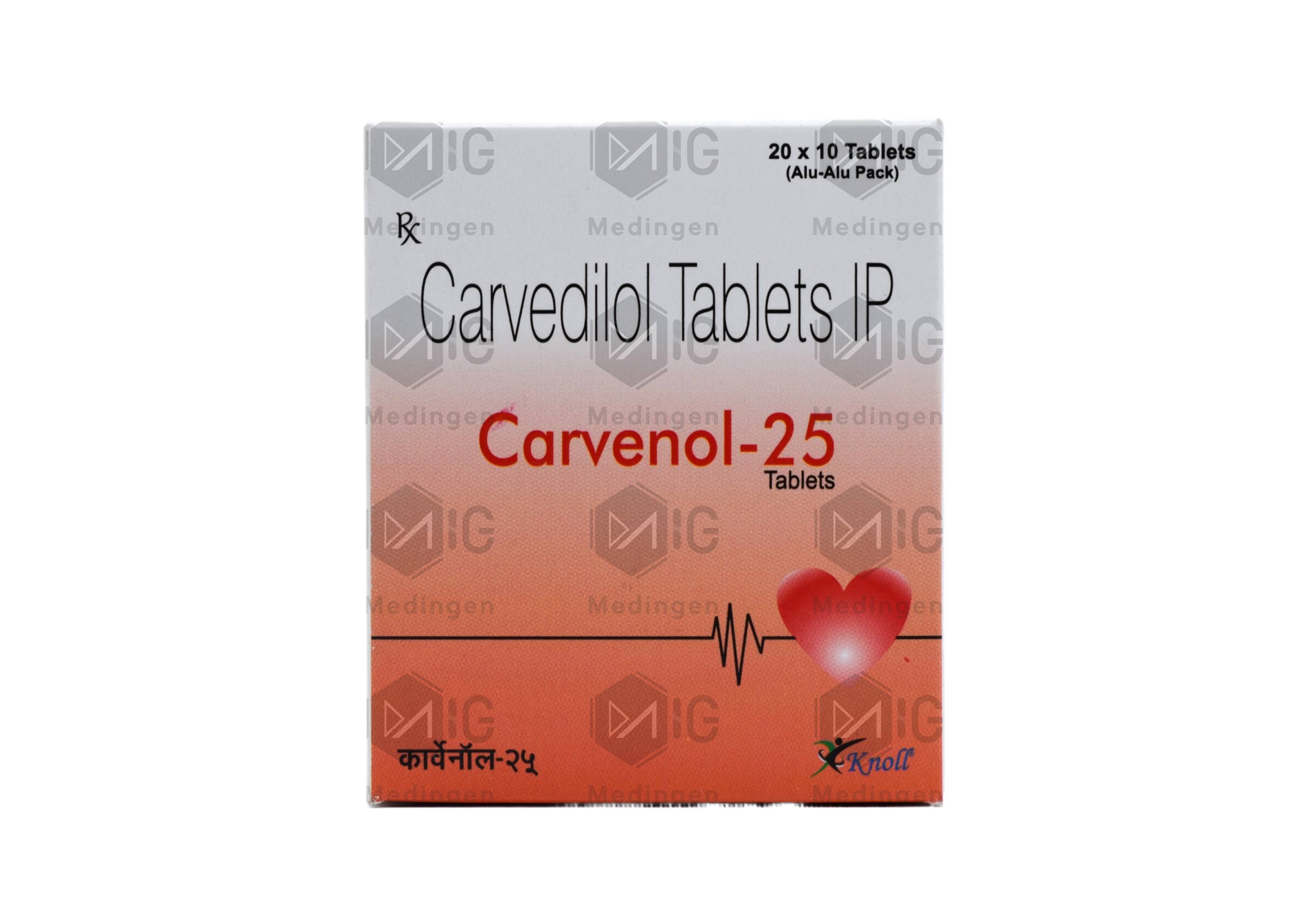 CARVENOL 25MG