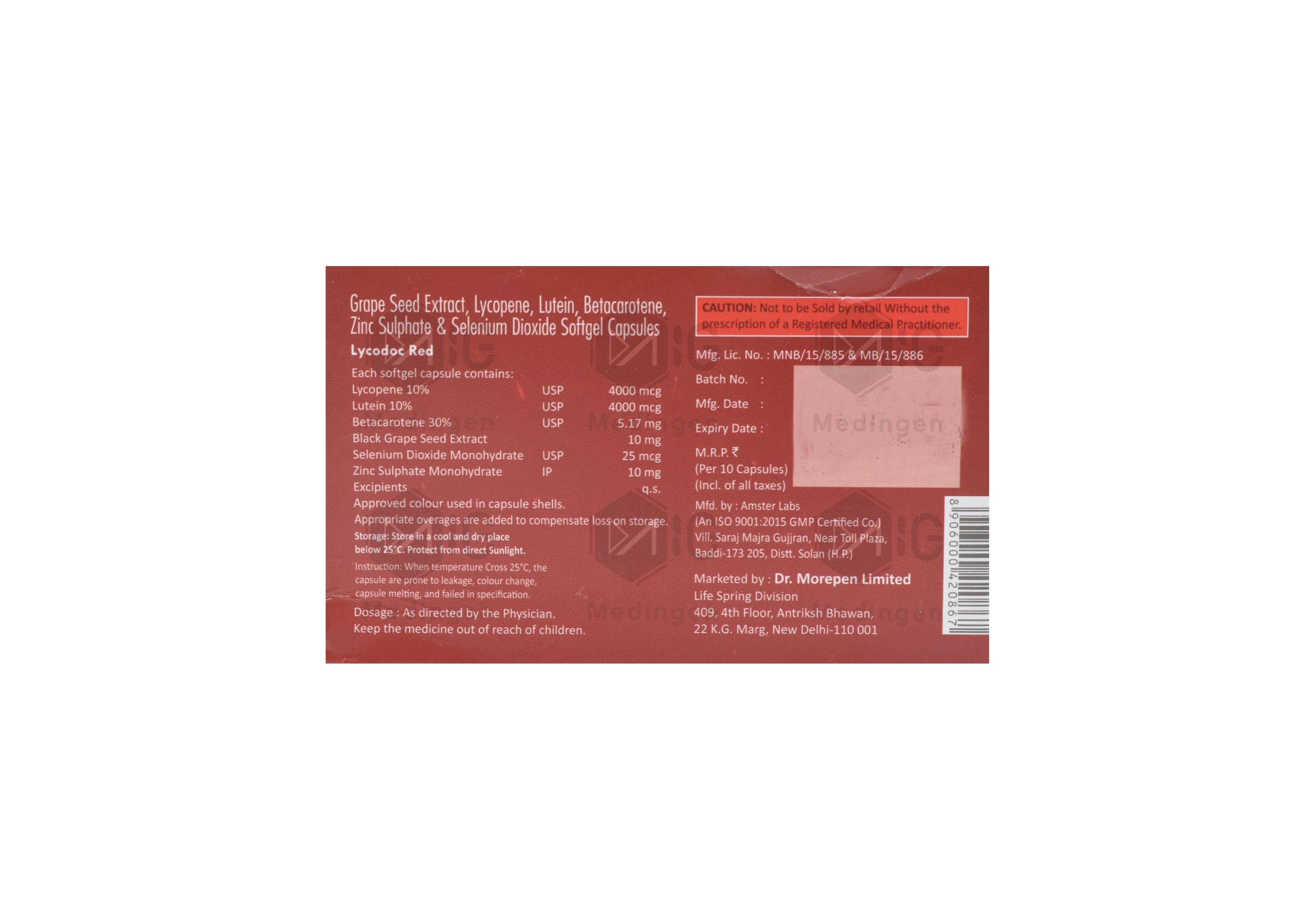 Lycodoc Red Capsule : Uses, Benefits, Price, and Side Effects