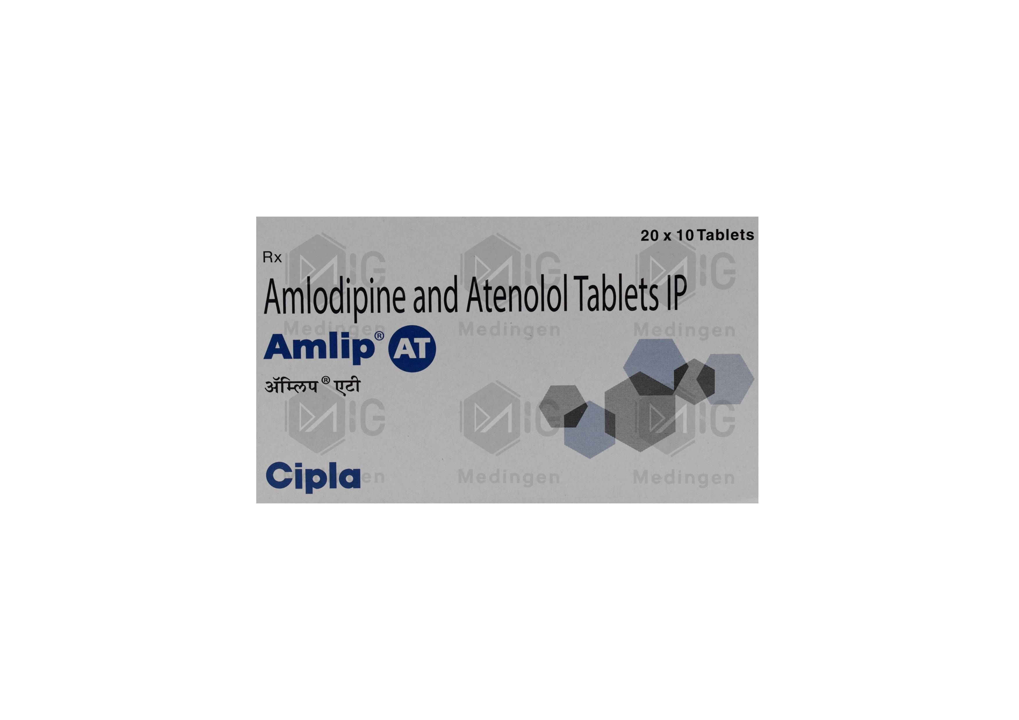 Amlip AT Tablet : View Uses, Side Effects, Price & Substitutes