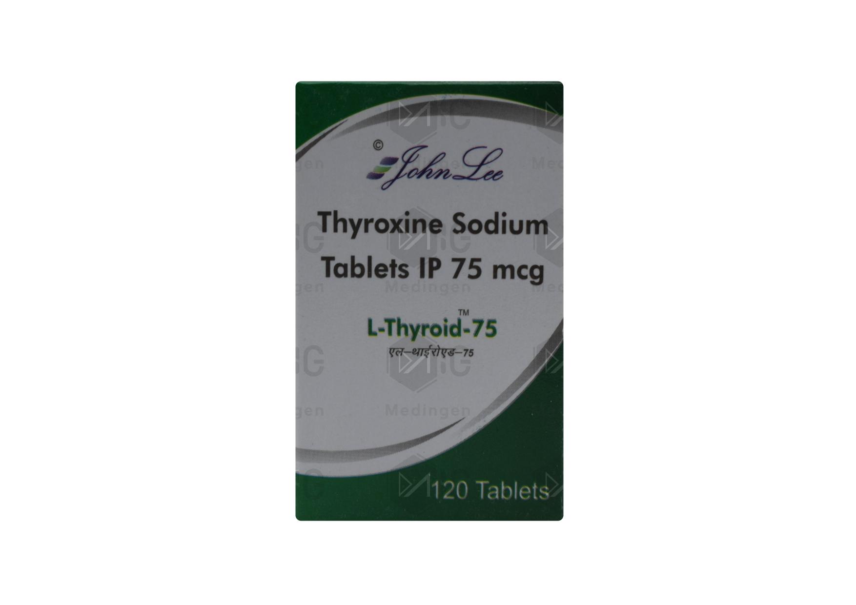 L THYROID 75MCG