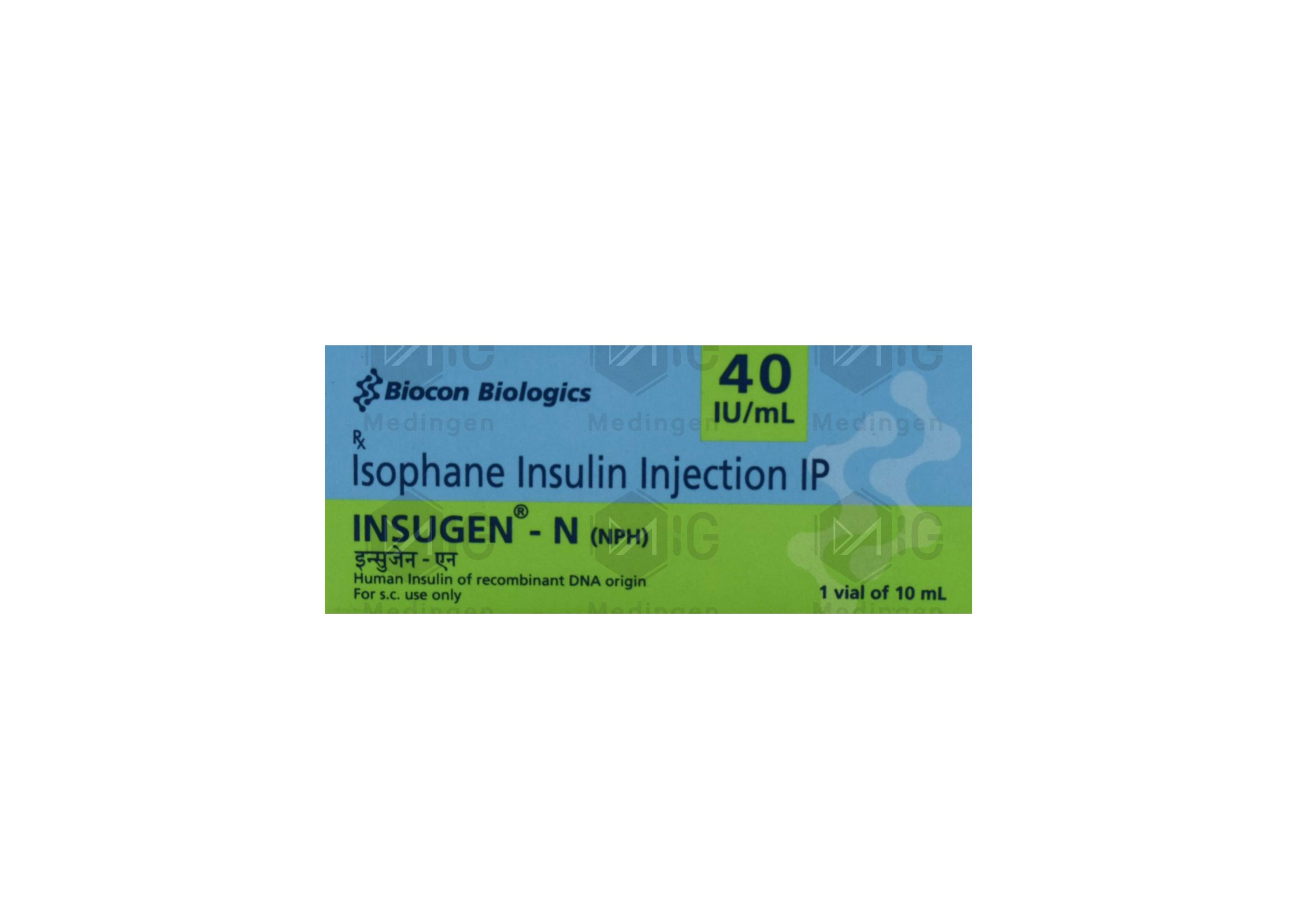 Insugen N Injection : View Uses, Side Effects, Price & Substitutes