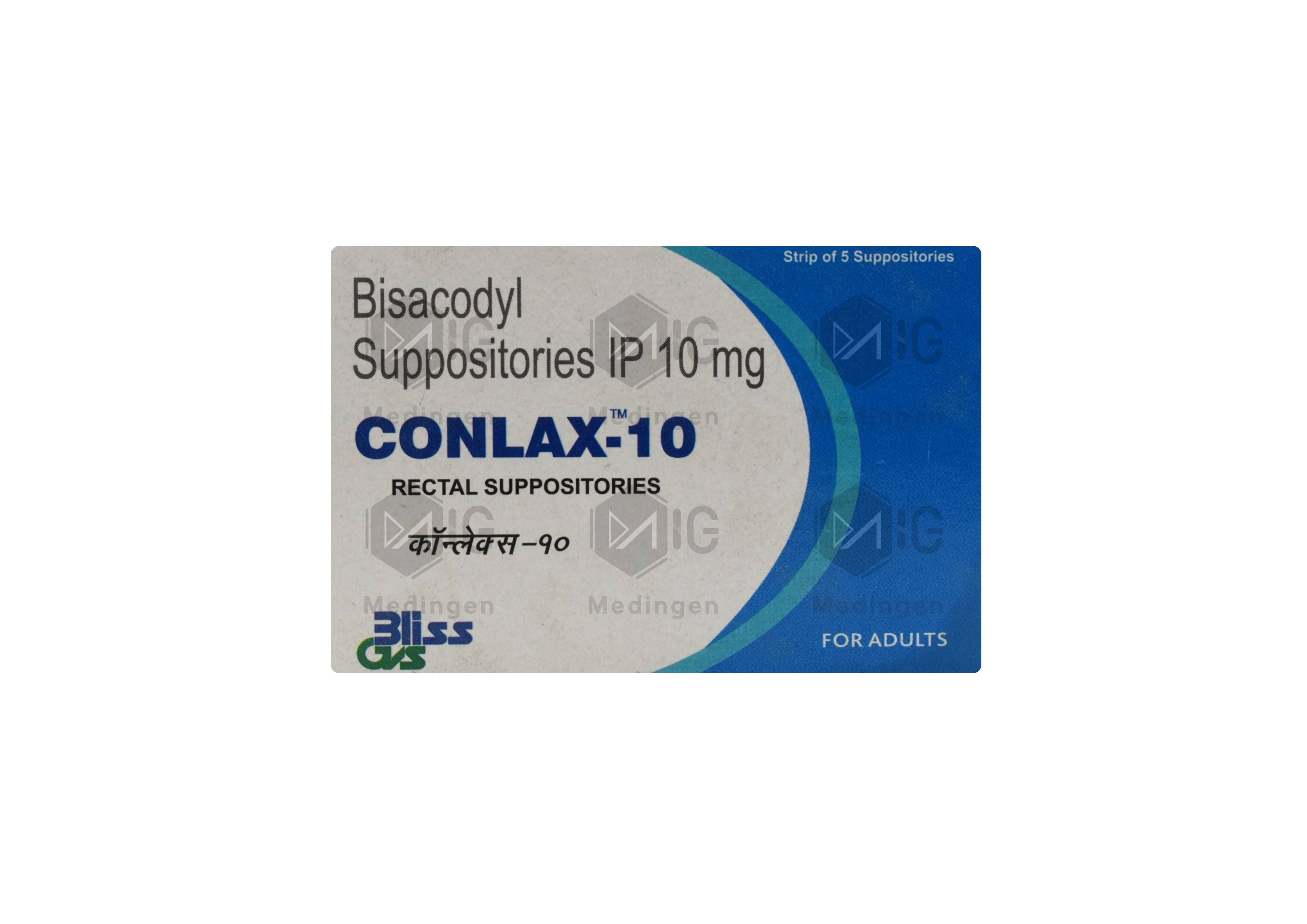 CONLAX 10MG SUPPOSITORIES