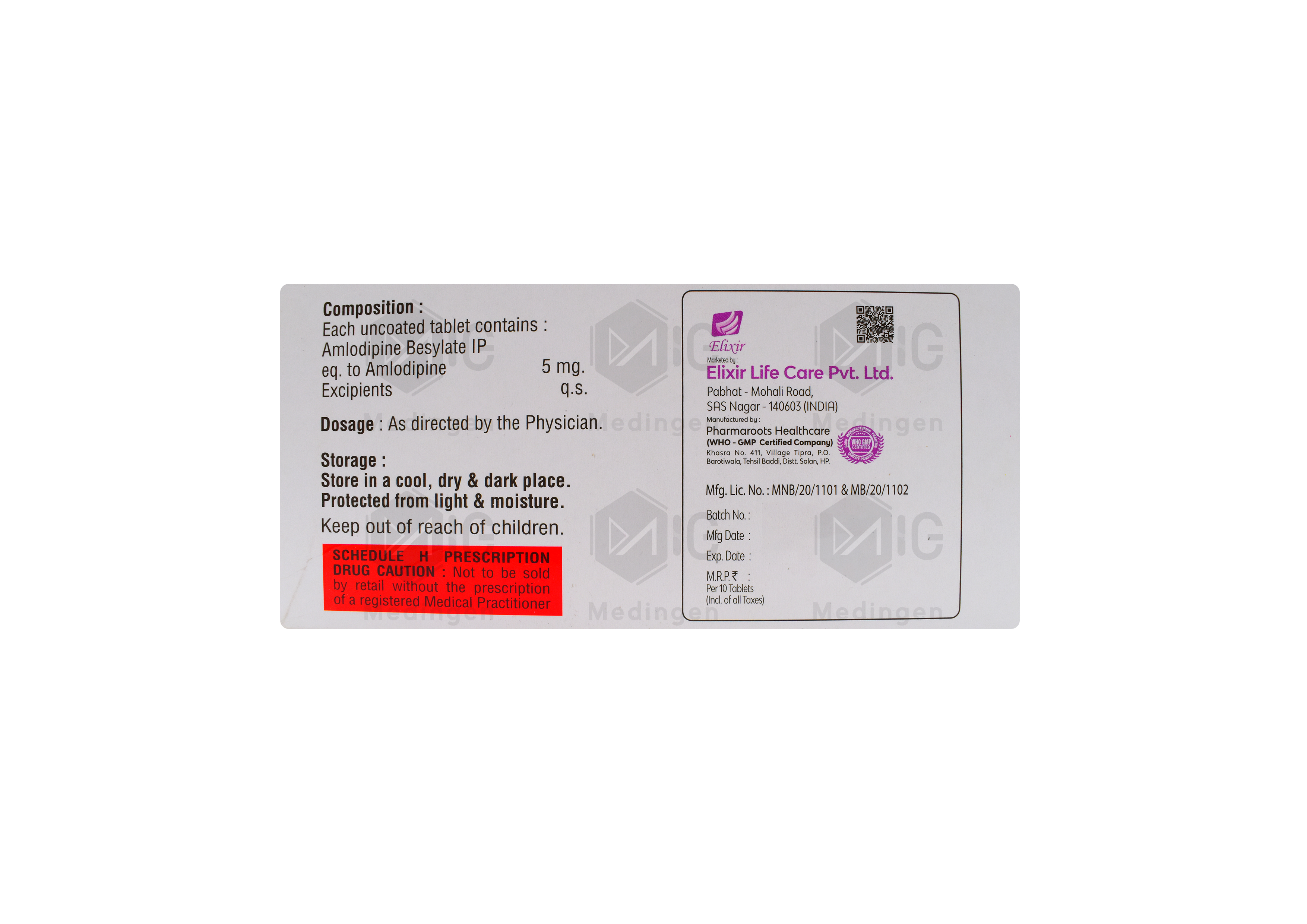 AMLOMARK 5MG