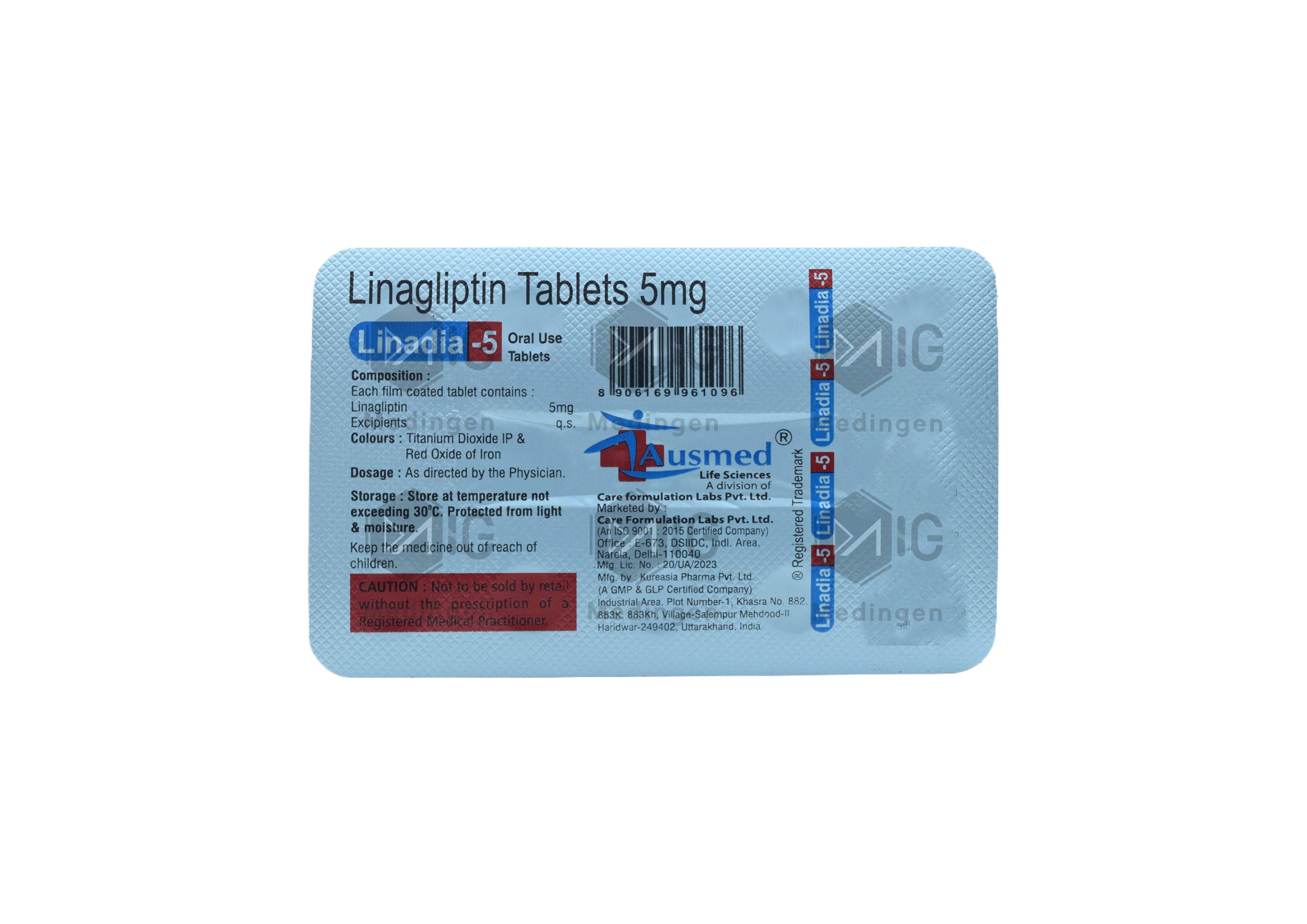 Linadia 5mg - Uses, Benefits & Price