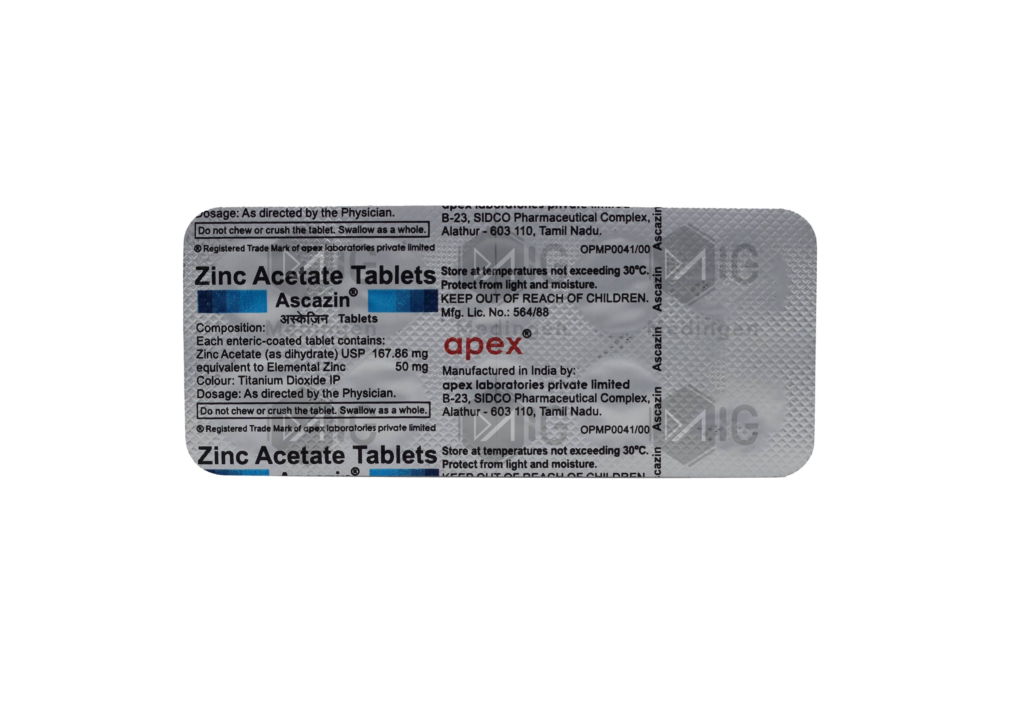 ASCAZIN 20MG