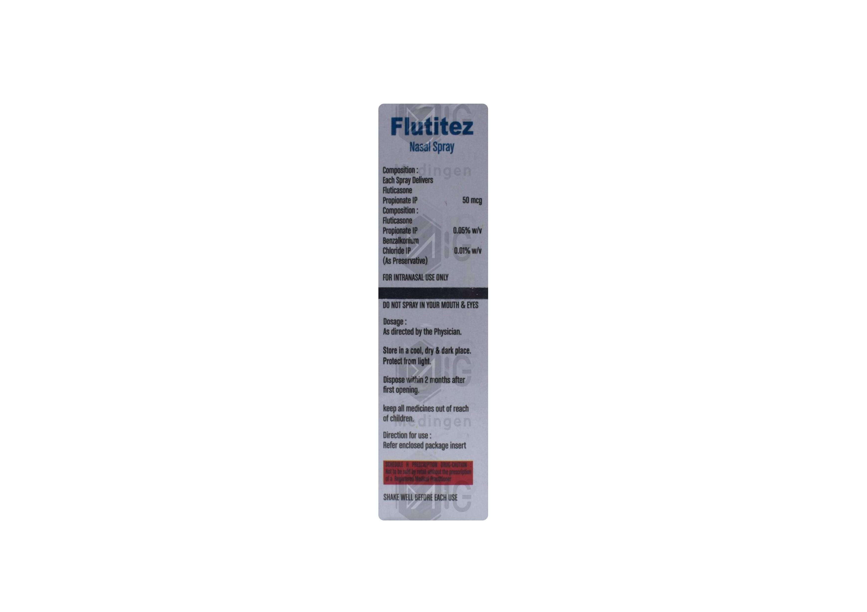 Flutitez Nasal Spray : Uses, Side Effects, Price & Substitutes