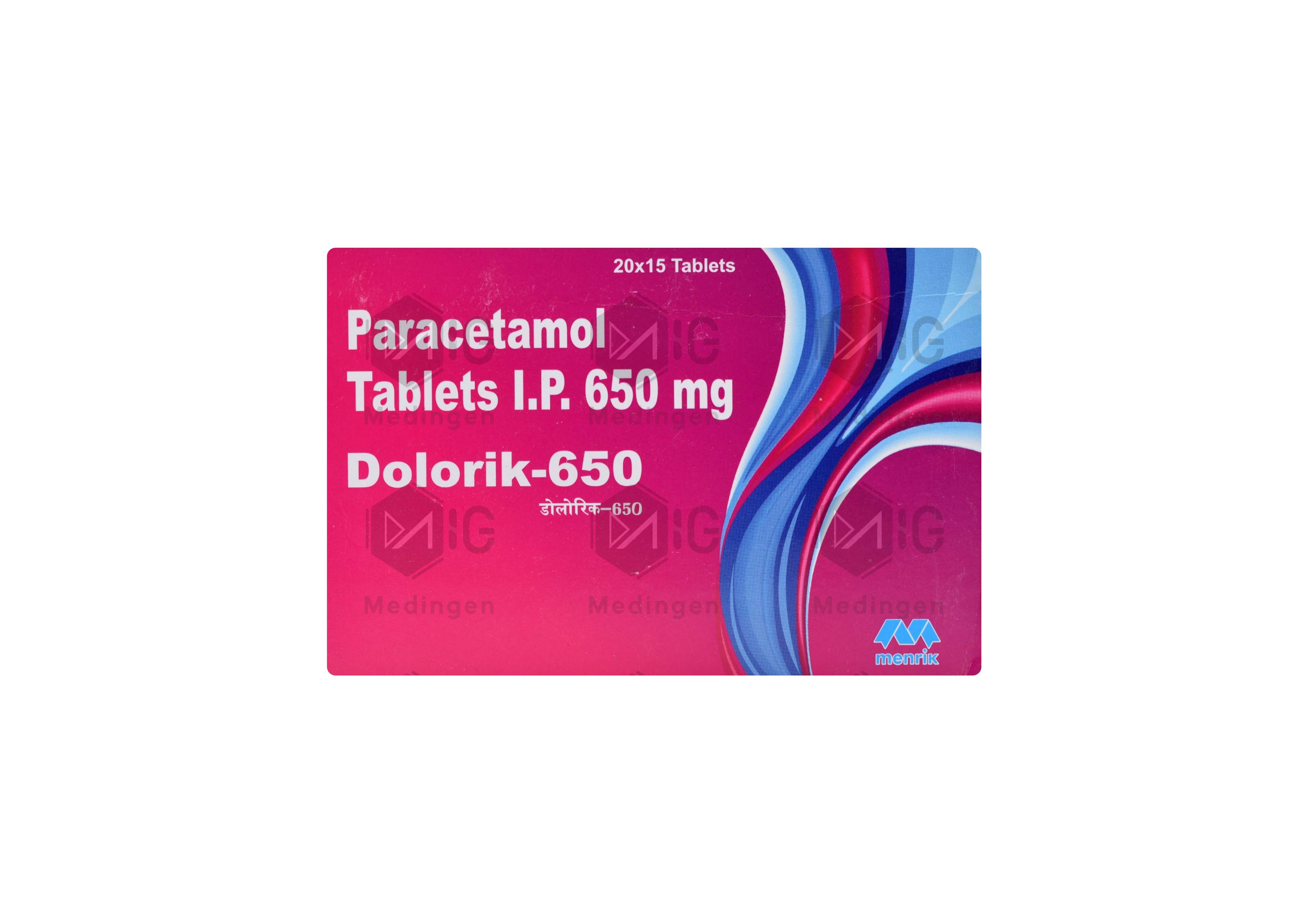 DOLORIK 650MG