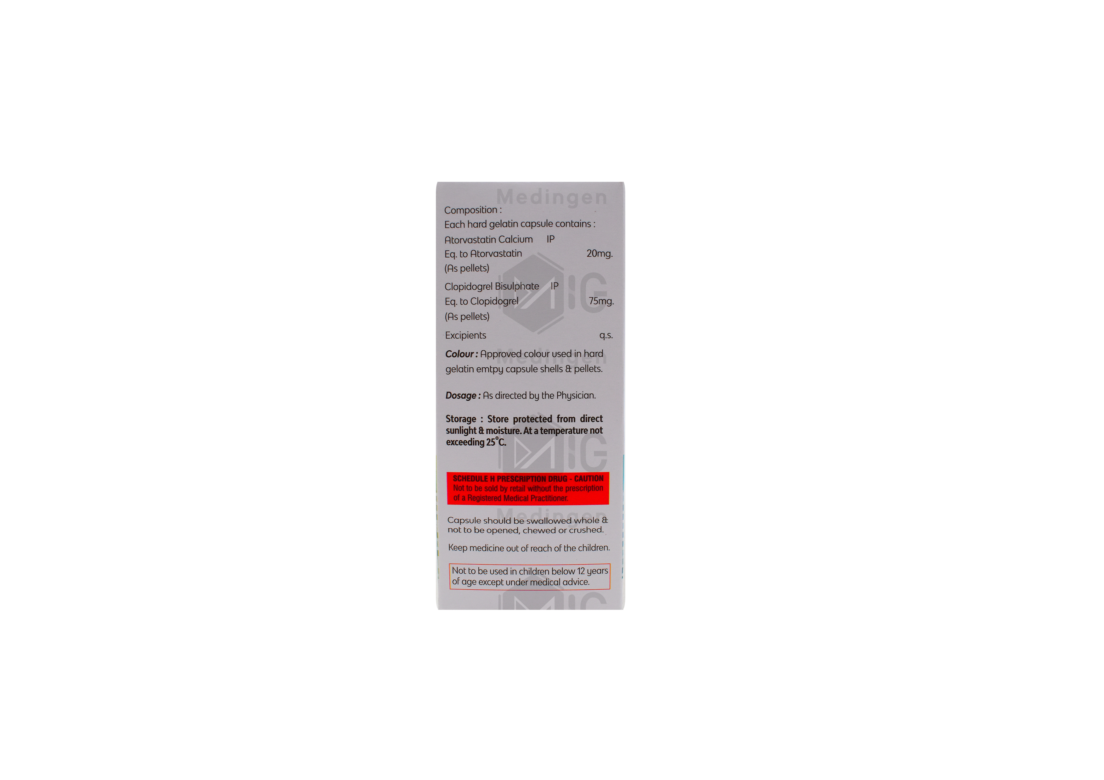ATORZOOM CV 20 75MG 