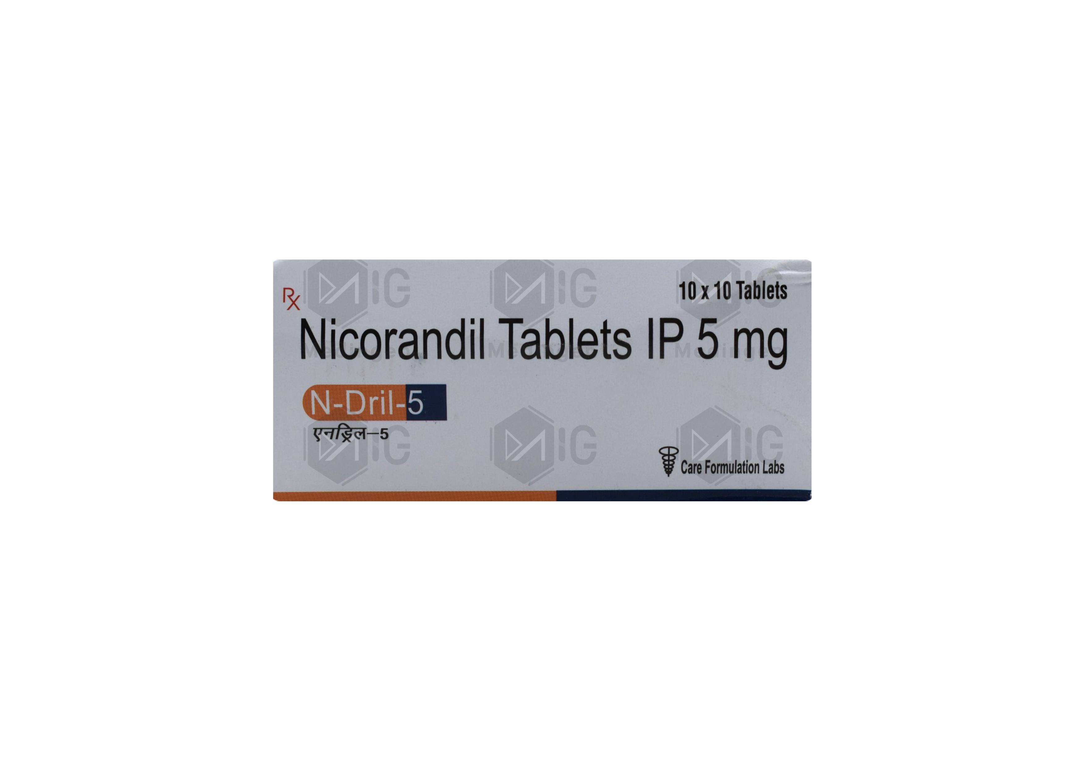 Nikoran 5mg Tablet: View Uses, Side Effects, Price & Substitutes