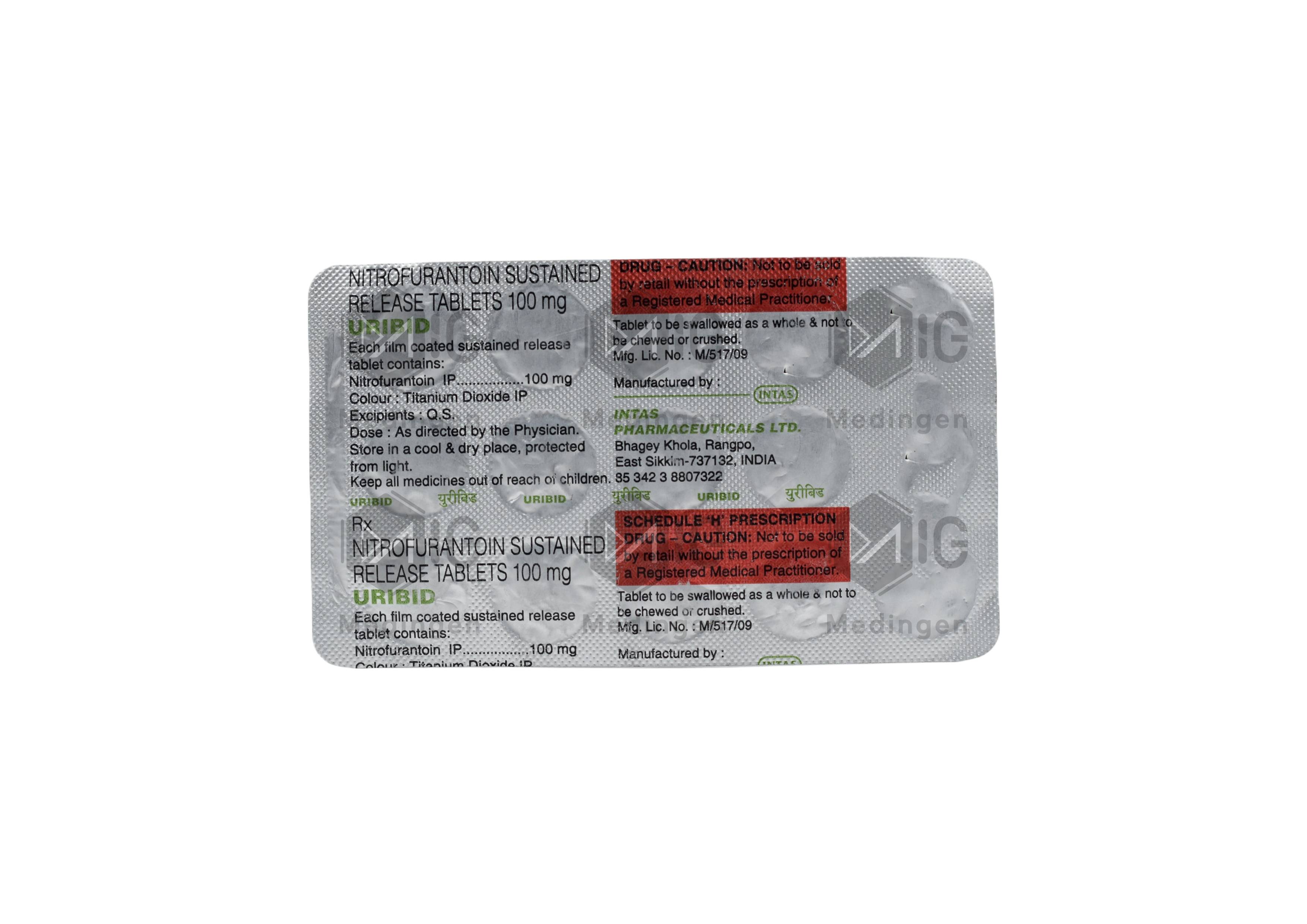 URIBID 100MG