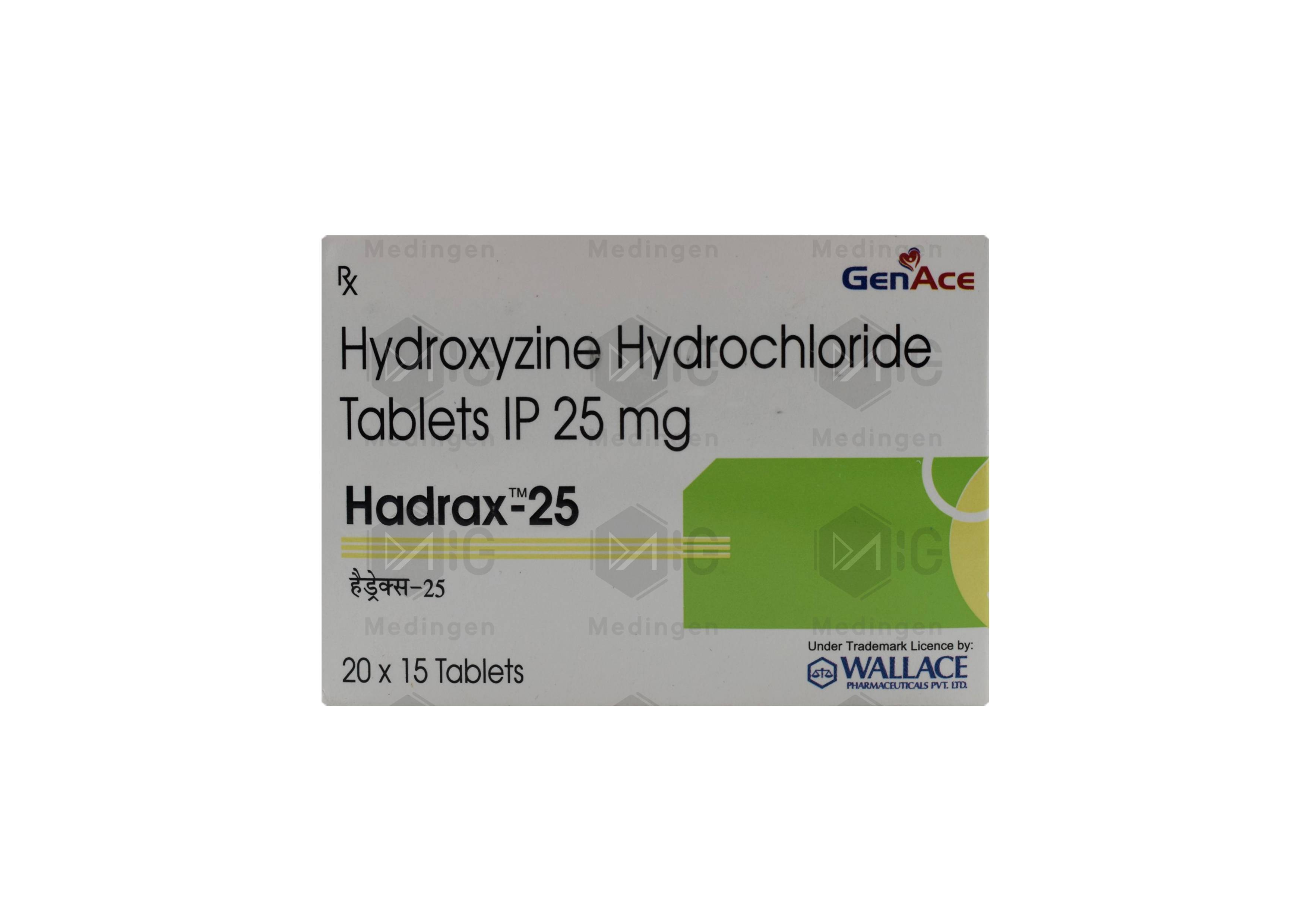 HADRAX 25MG