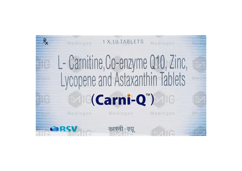 Carni Q Tablet: View Uses, Side Effects, Price and Substitutes